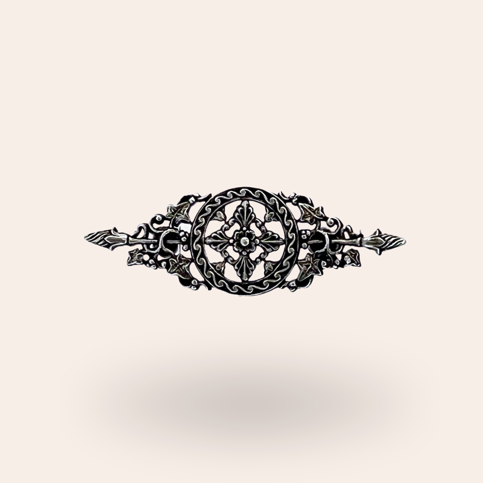 Broche Minima argentée