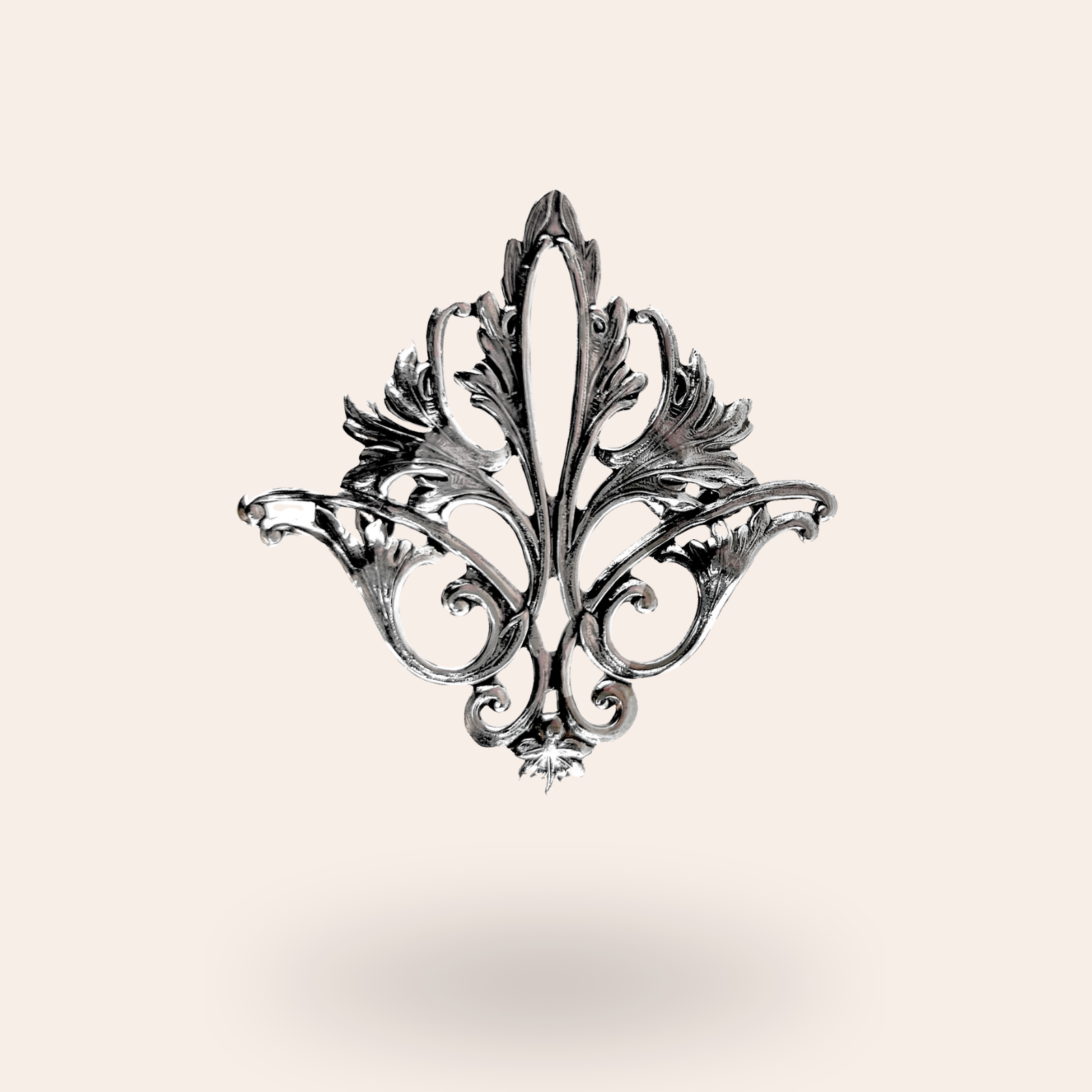 Broche Reina Argentée