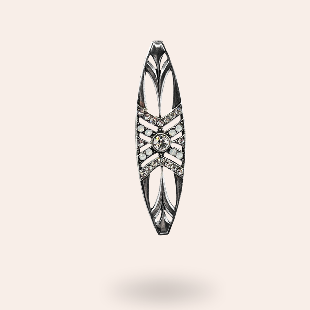 Broche Stellaire Argentée