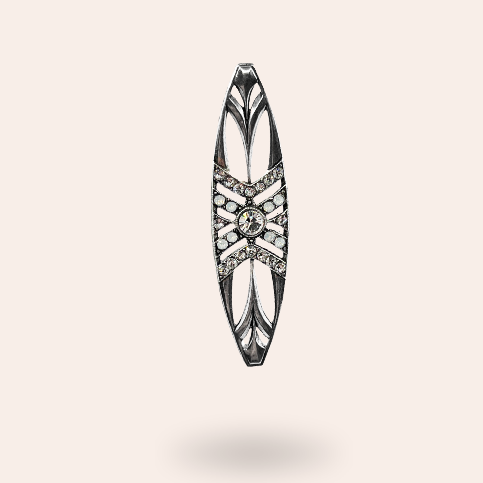 Broche Stellaire Argentée