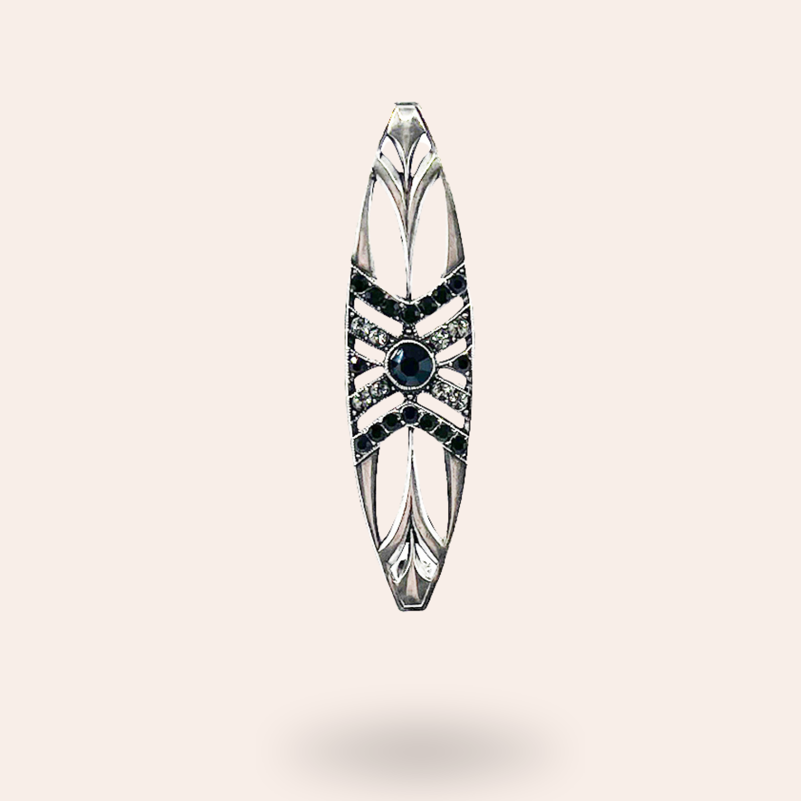 Broche Stellaire Argentée