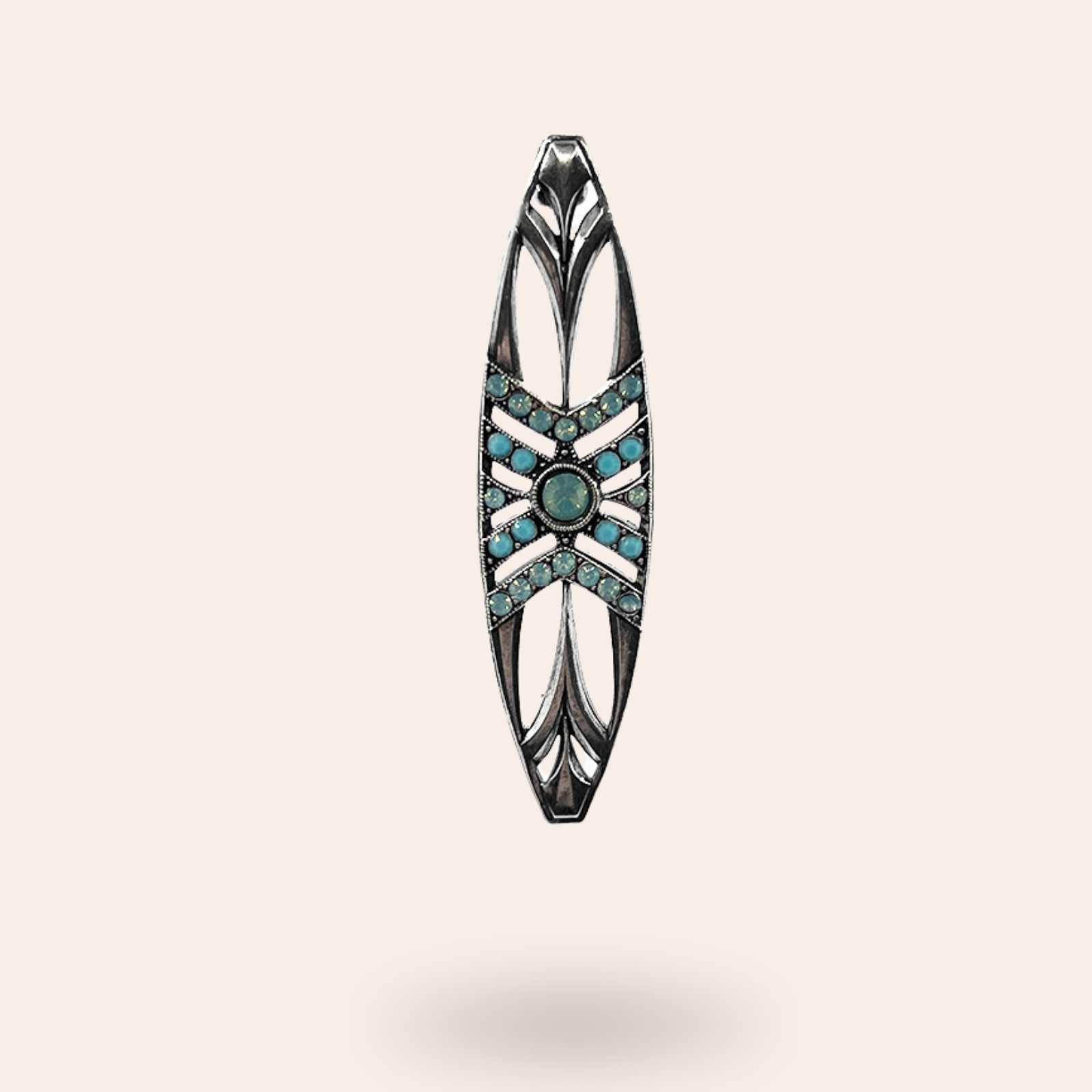 Broche Stellaire Argentée