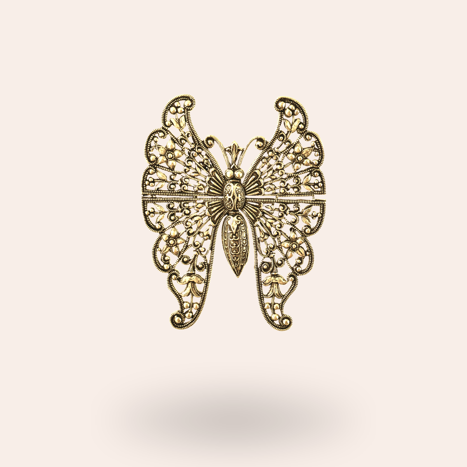 Broche Machaon Dorée