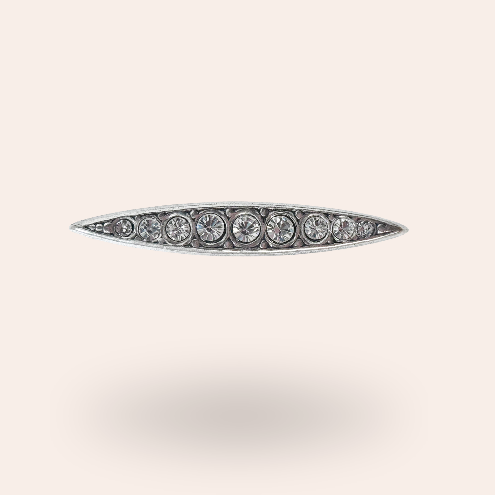 Broche Juliane Argentée