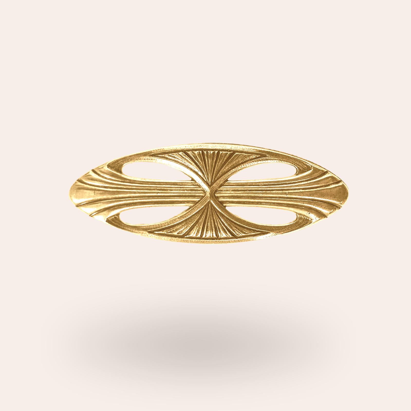 Broche Julie Dorée