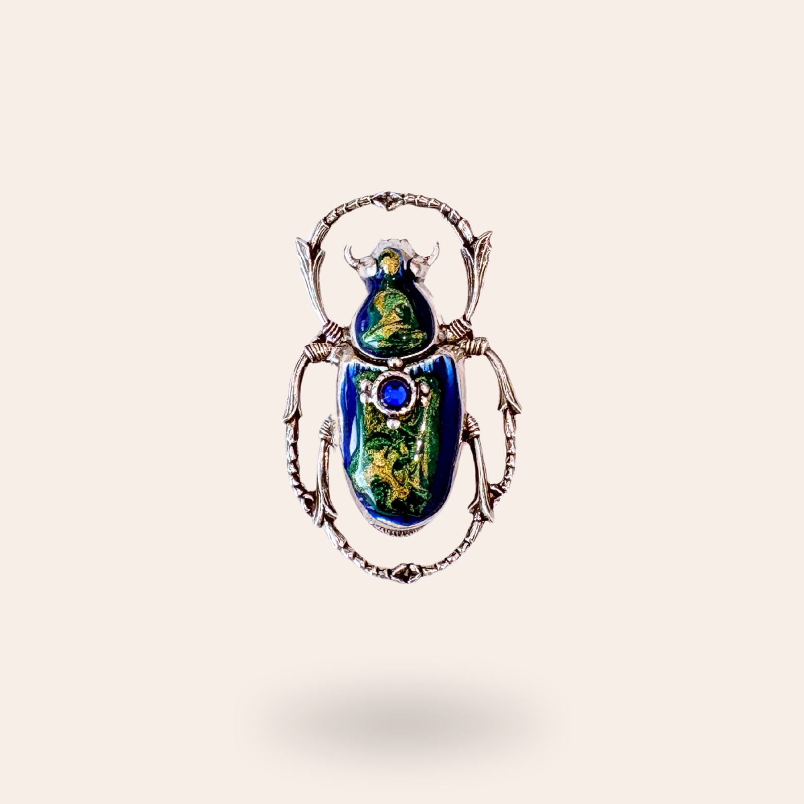 Broche Scarab