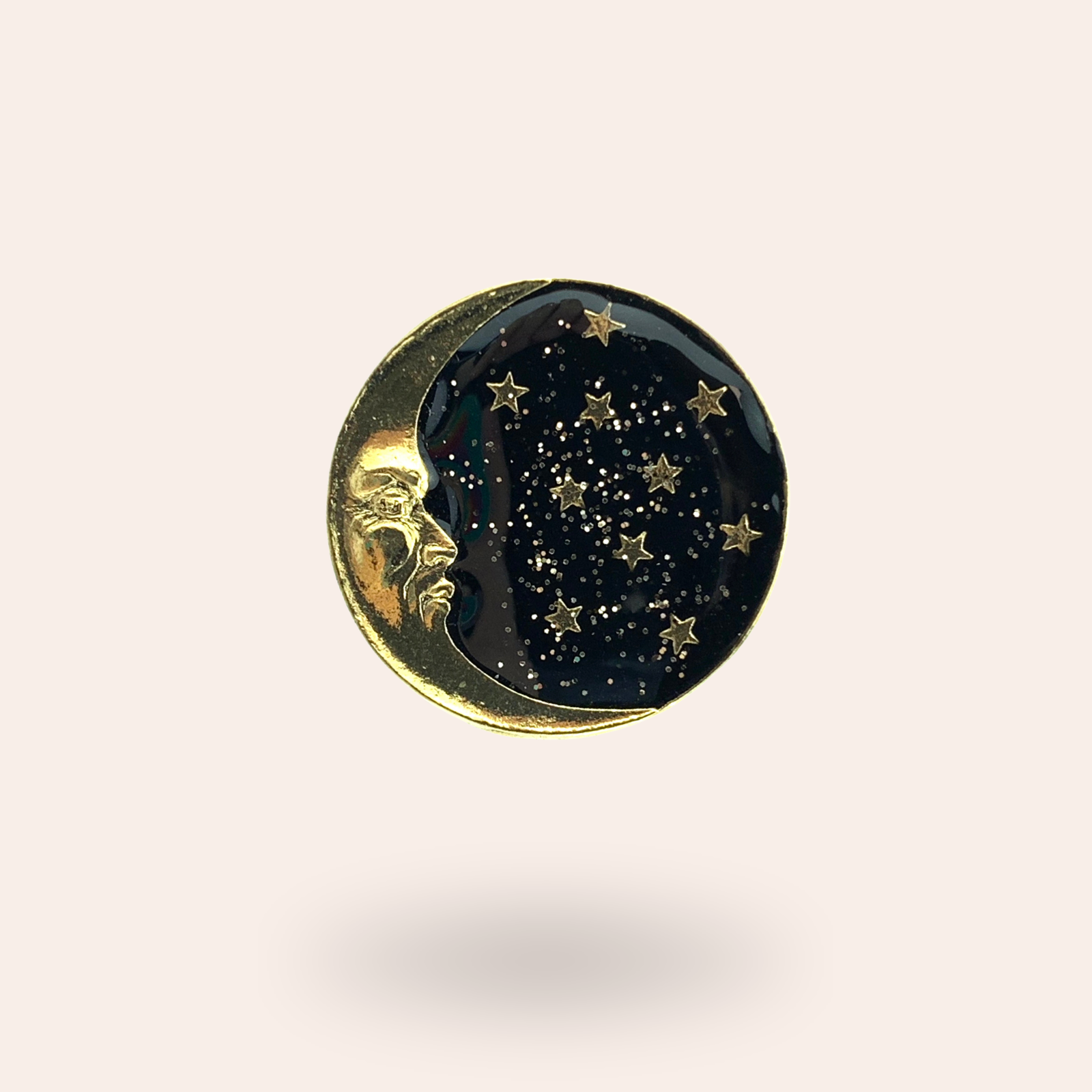 Broche Lune Dorée