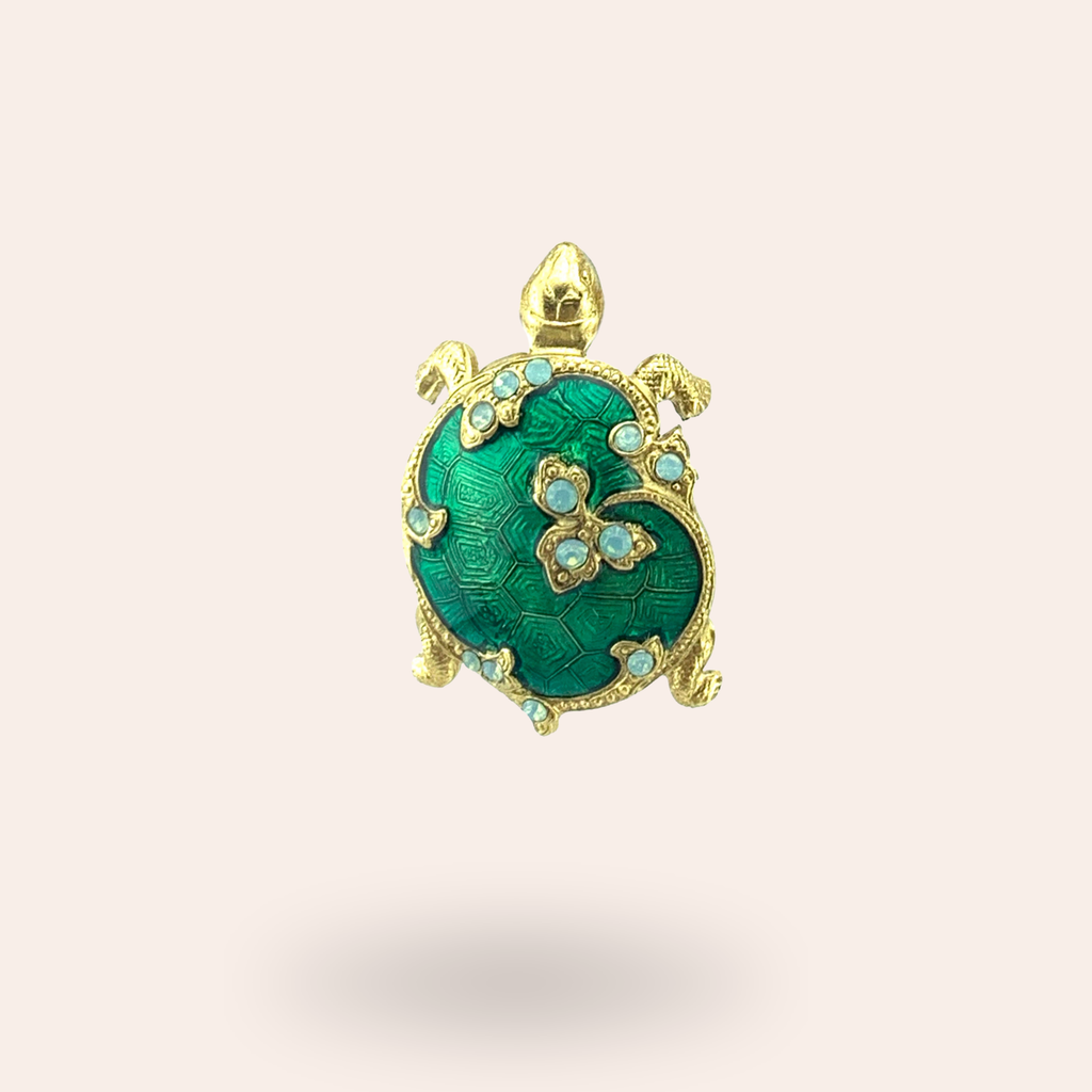 Broche Tortue Dorée