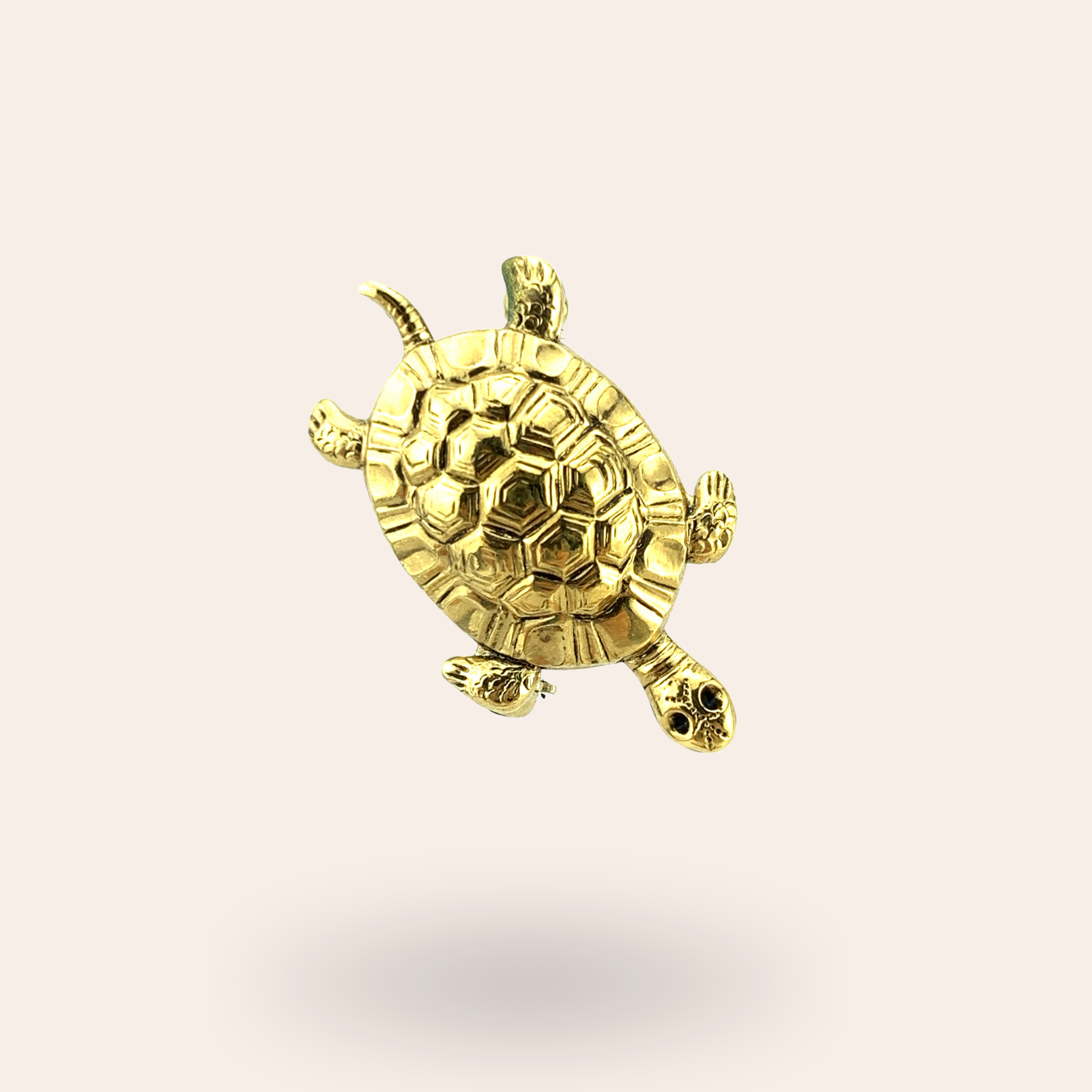Broche Petite tortue Dorée