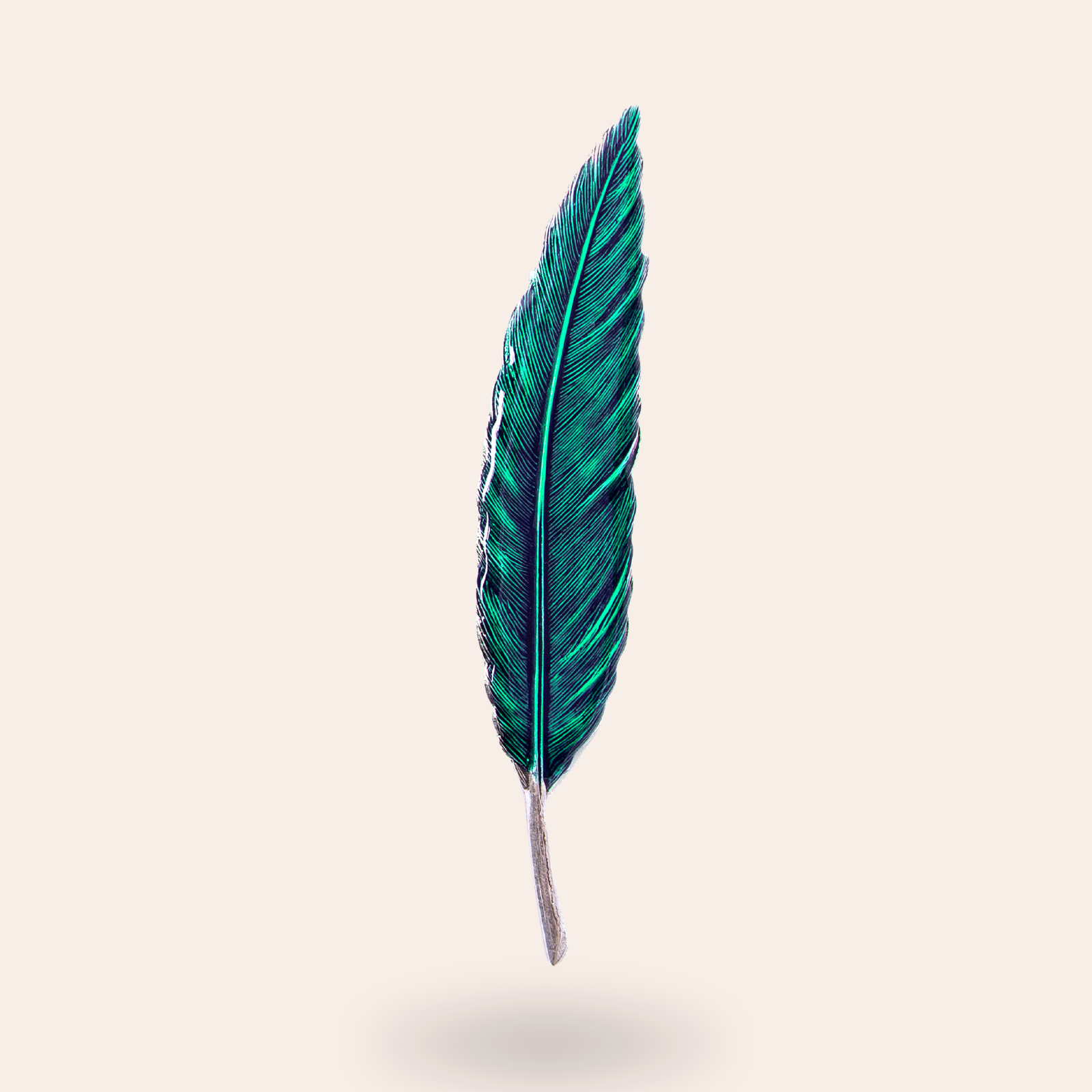 Broche Plume