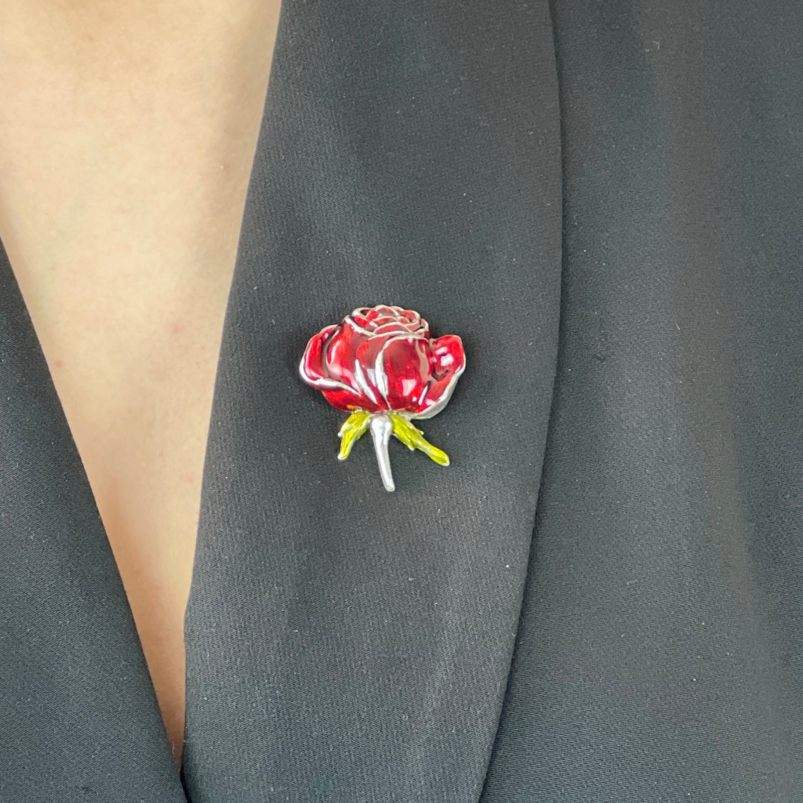 Broche Ma rose