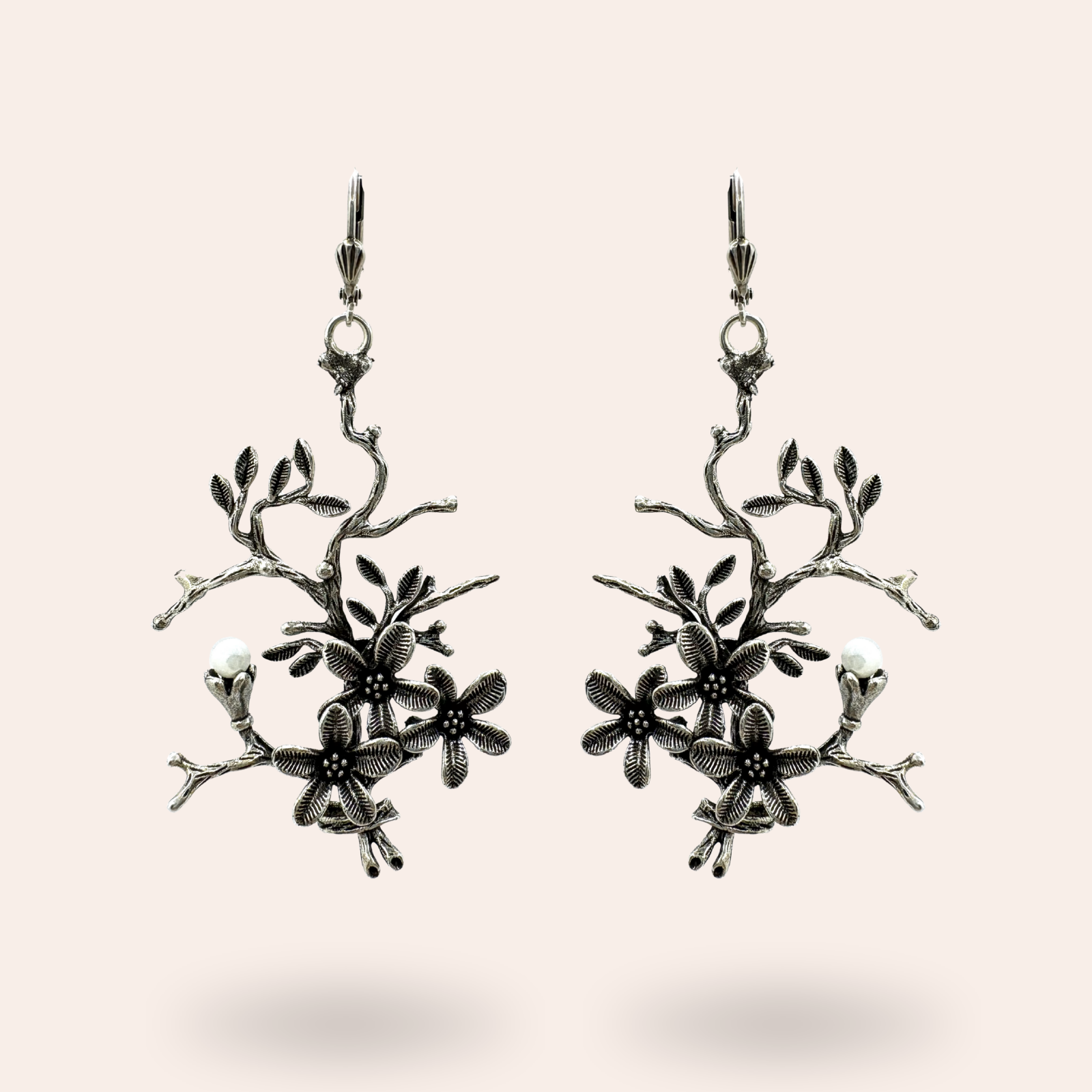 Boucles d'oreilles Céliane Argentées