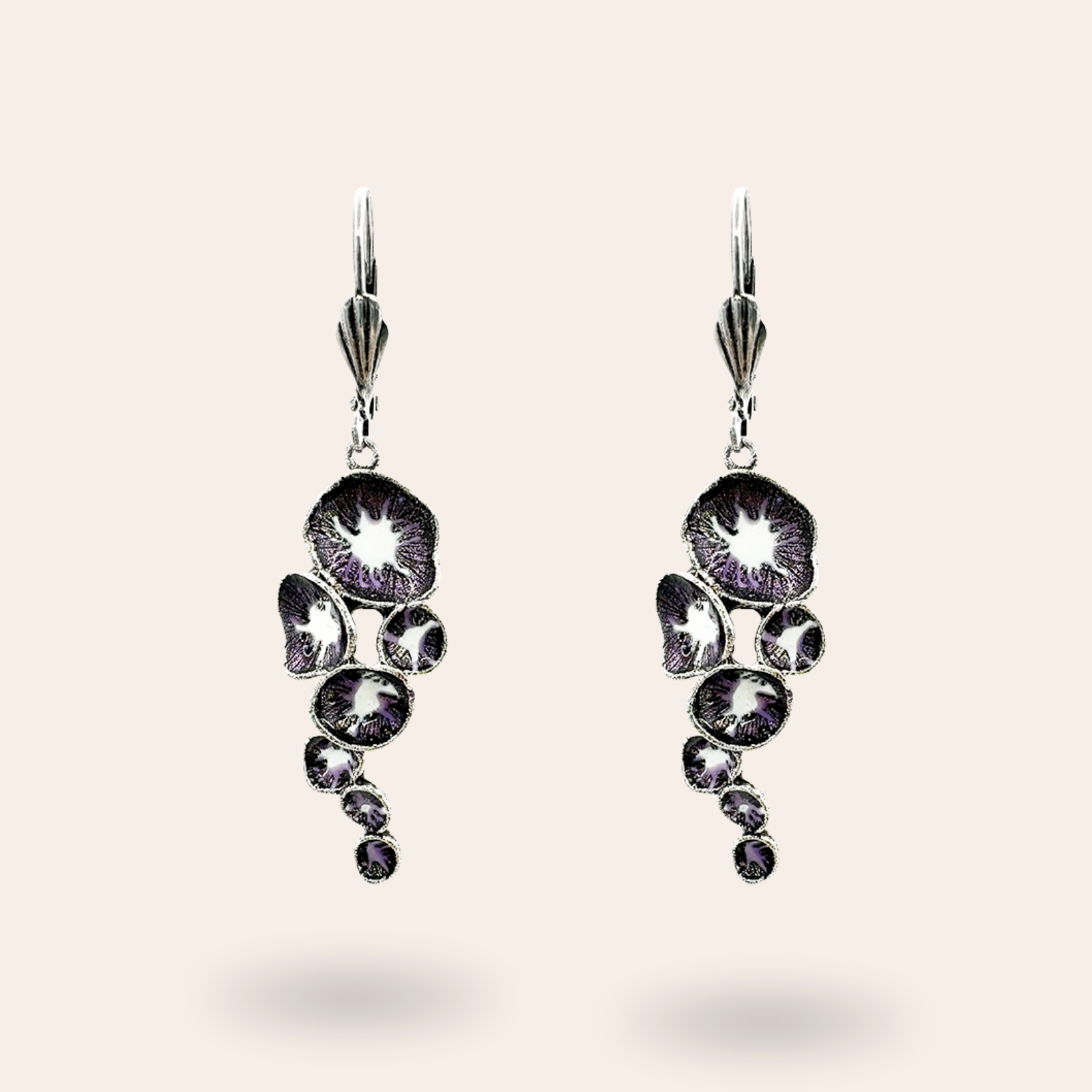 Boucles d'oreilles Fiori Argentées