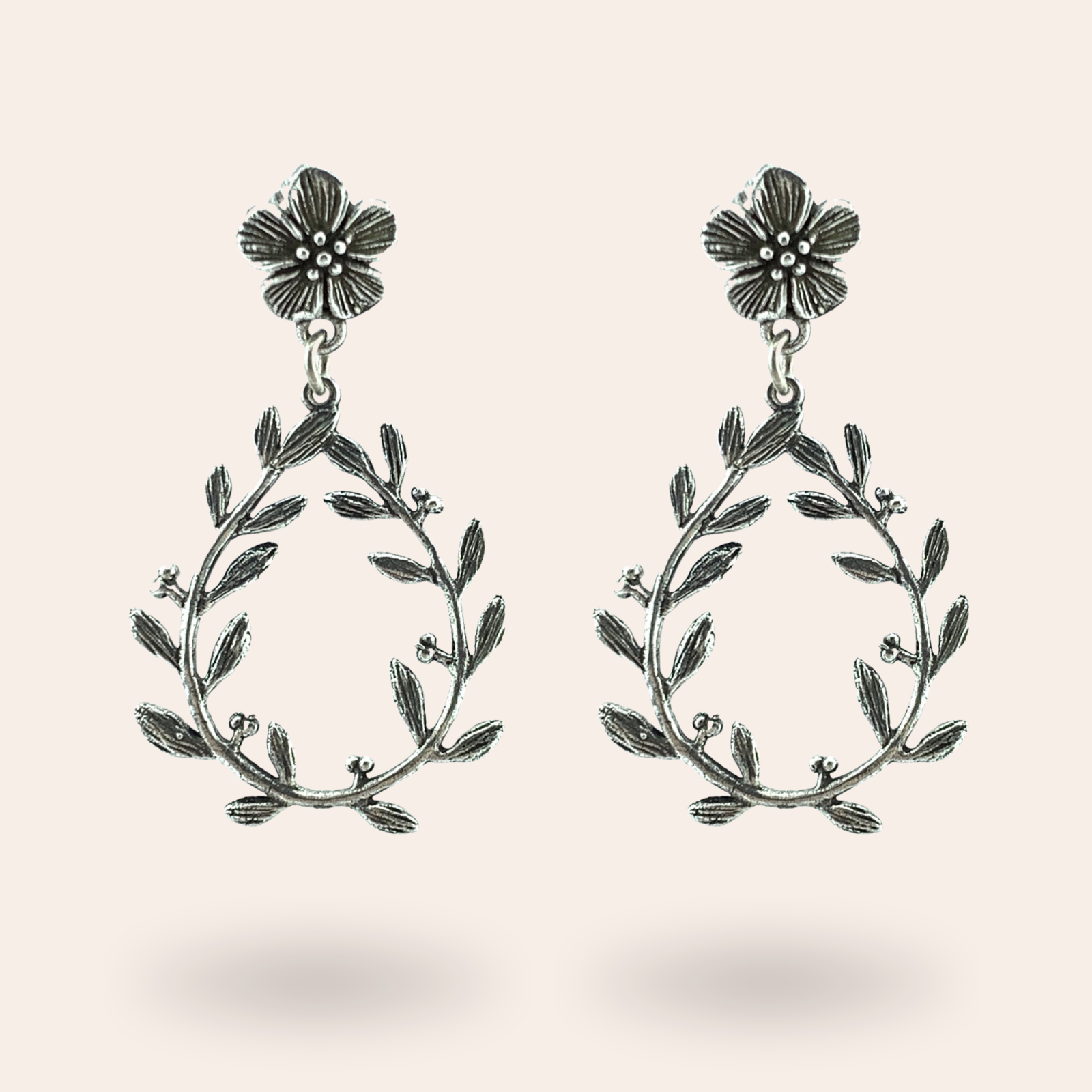 Boucles d'oreilles Césaria Argentées