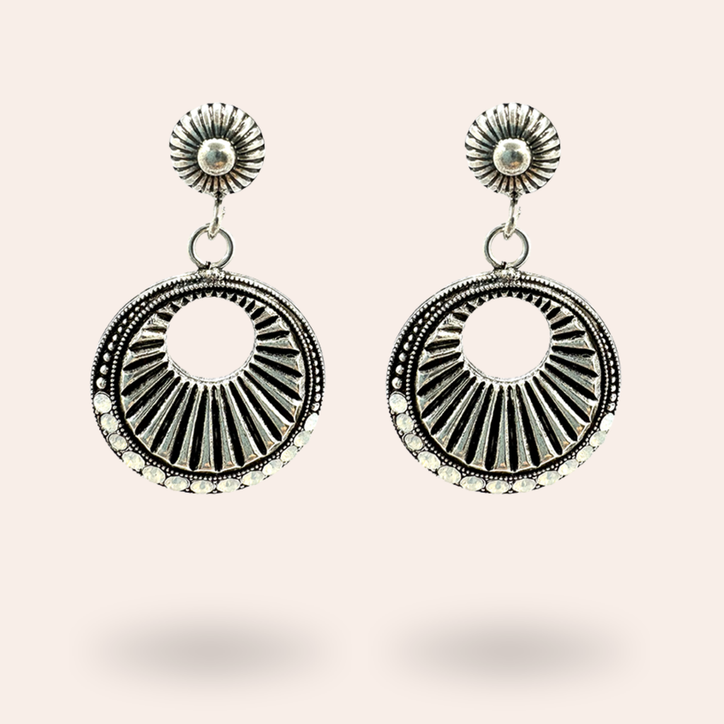 Boucles d'oreilles Lumin Argentées