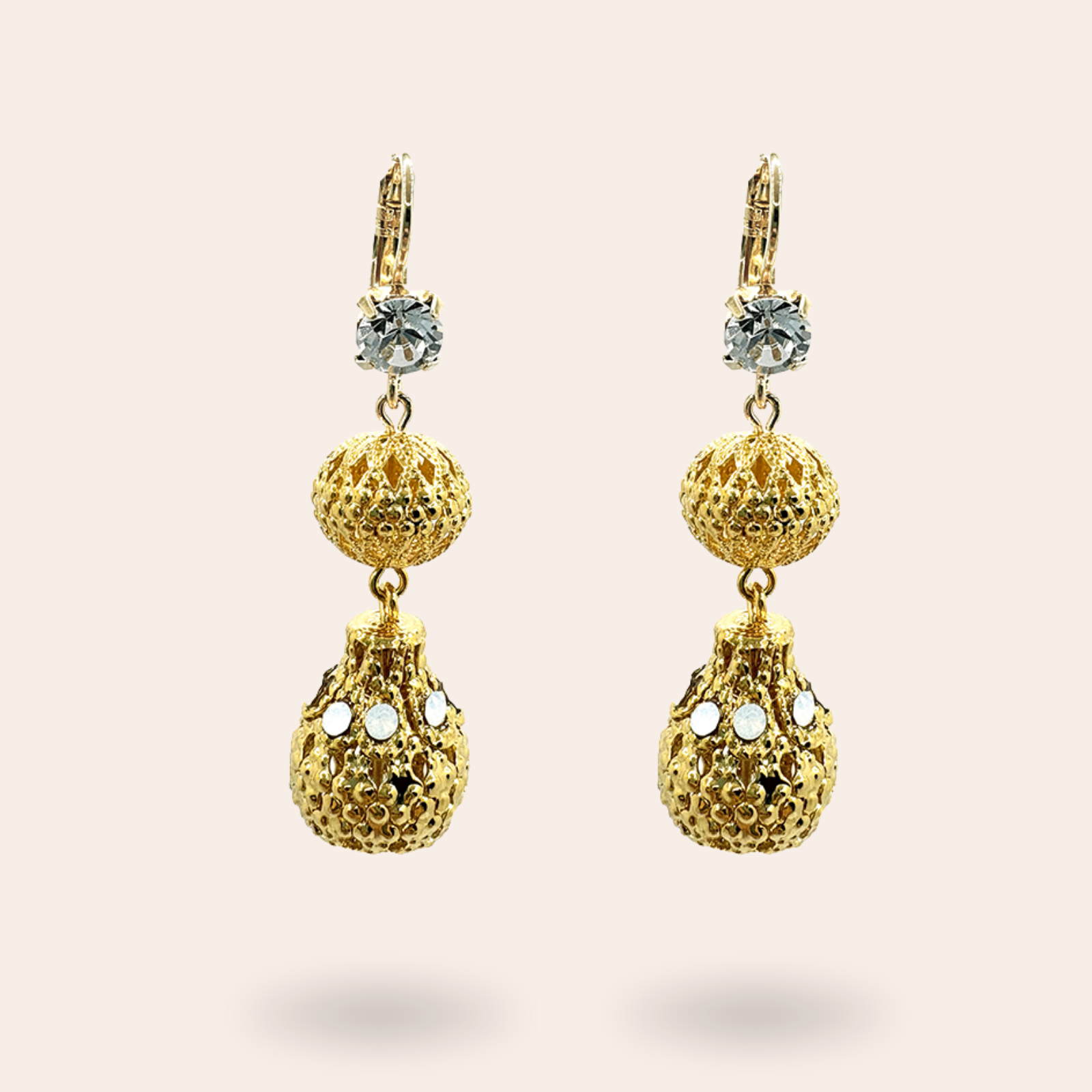 Boucles d'oreilles Soline Dorées