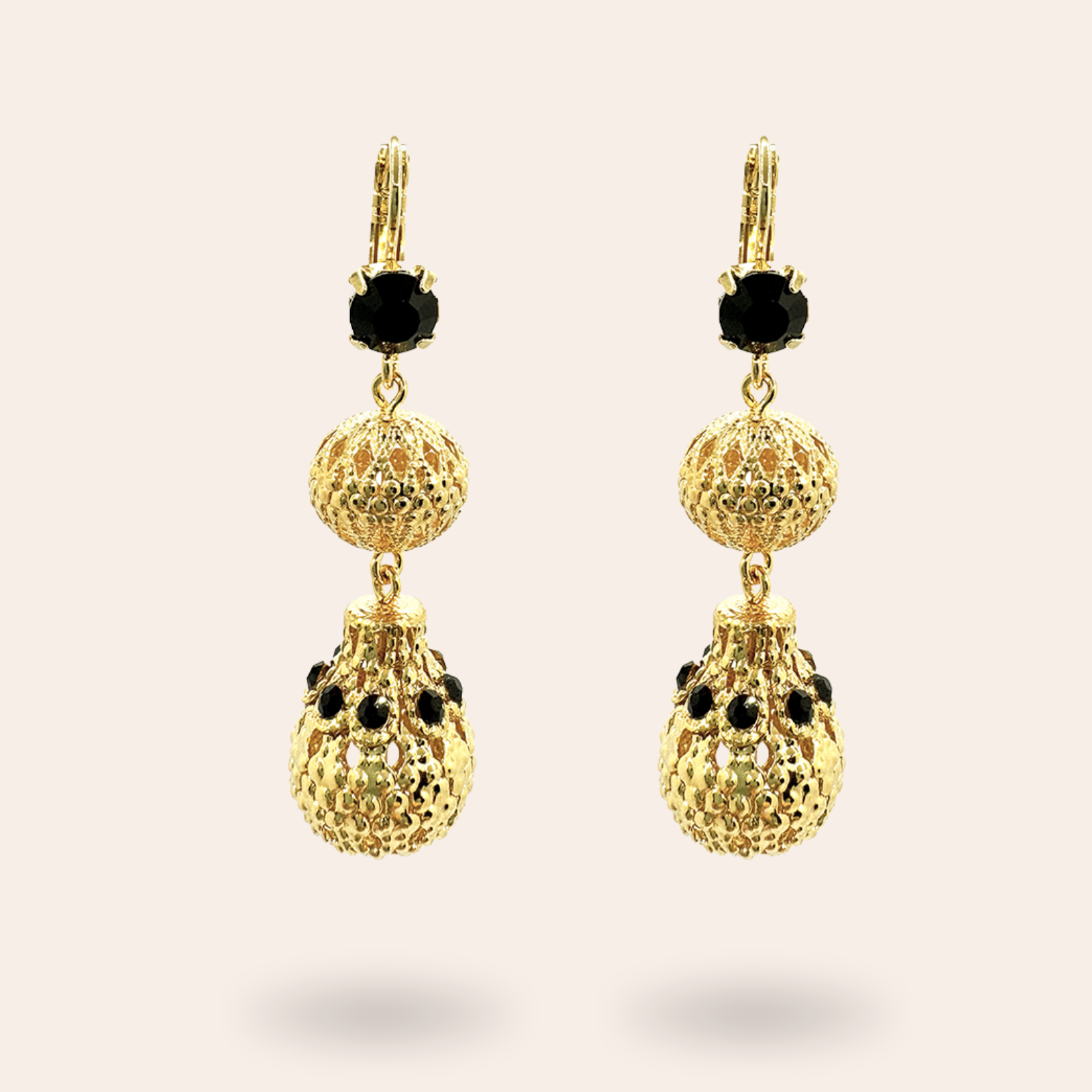 Boucles d'oreilles Soline Dorées