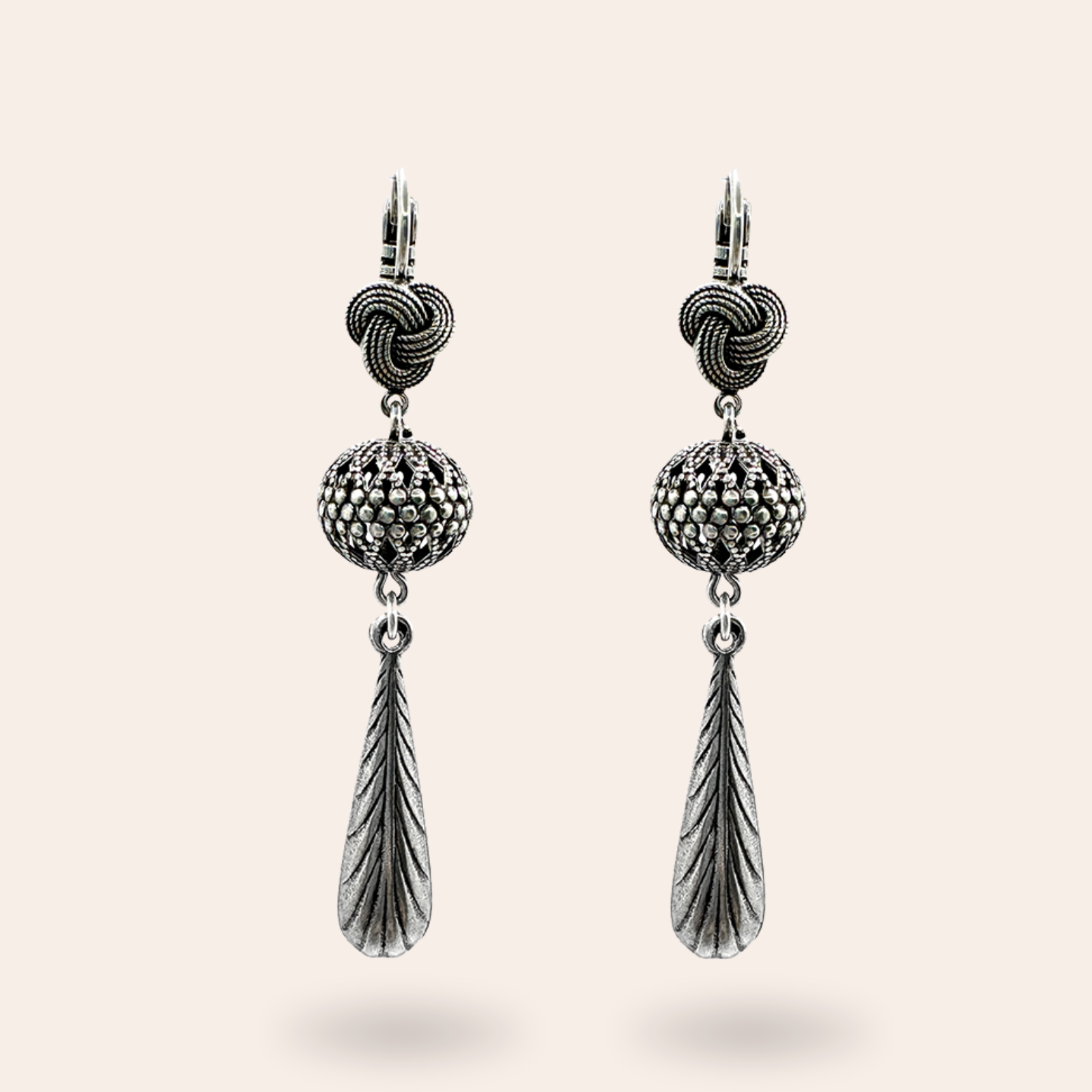 Boucles d'oreilles Sol Argentées