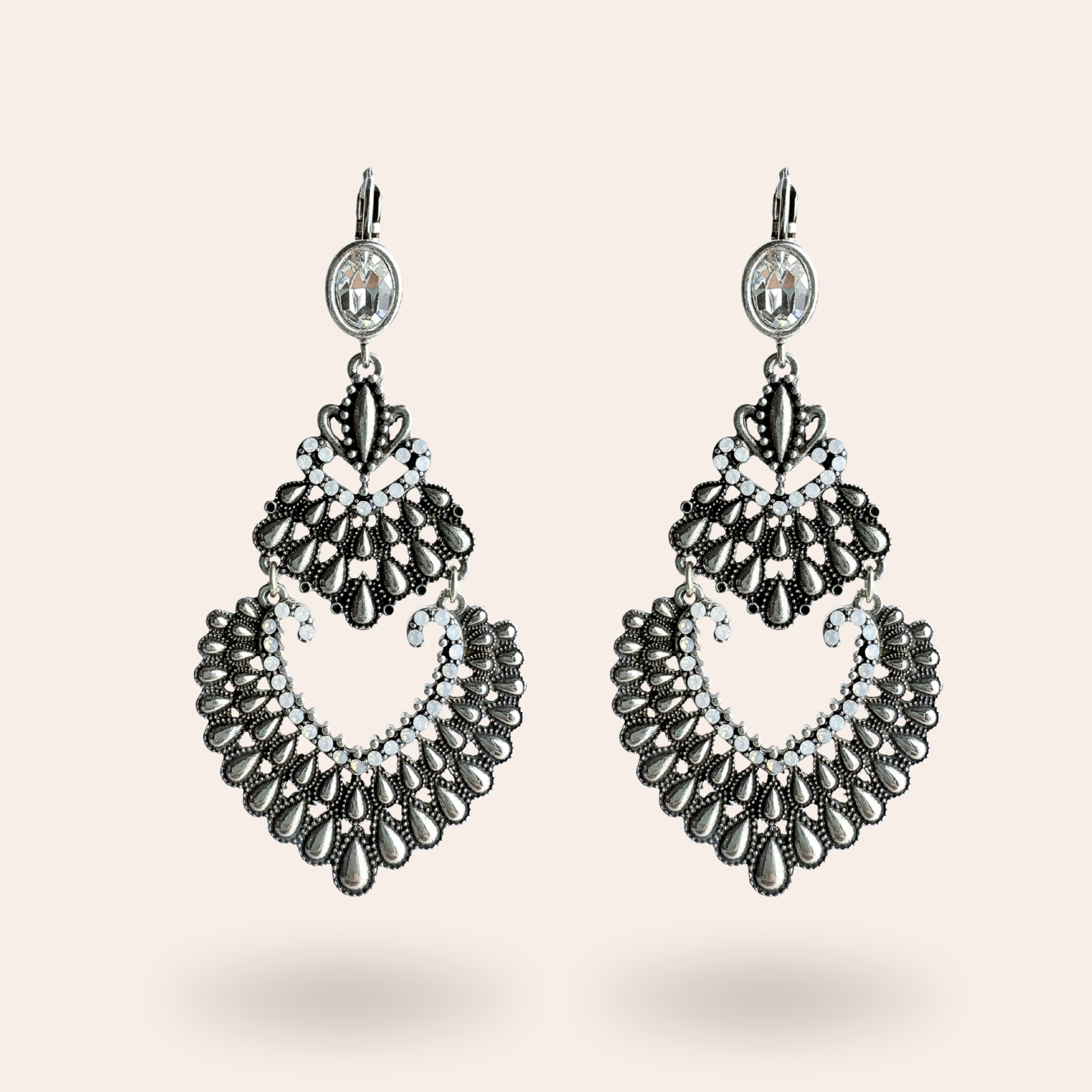 Boucles d'oreilles Chimérique Argentées