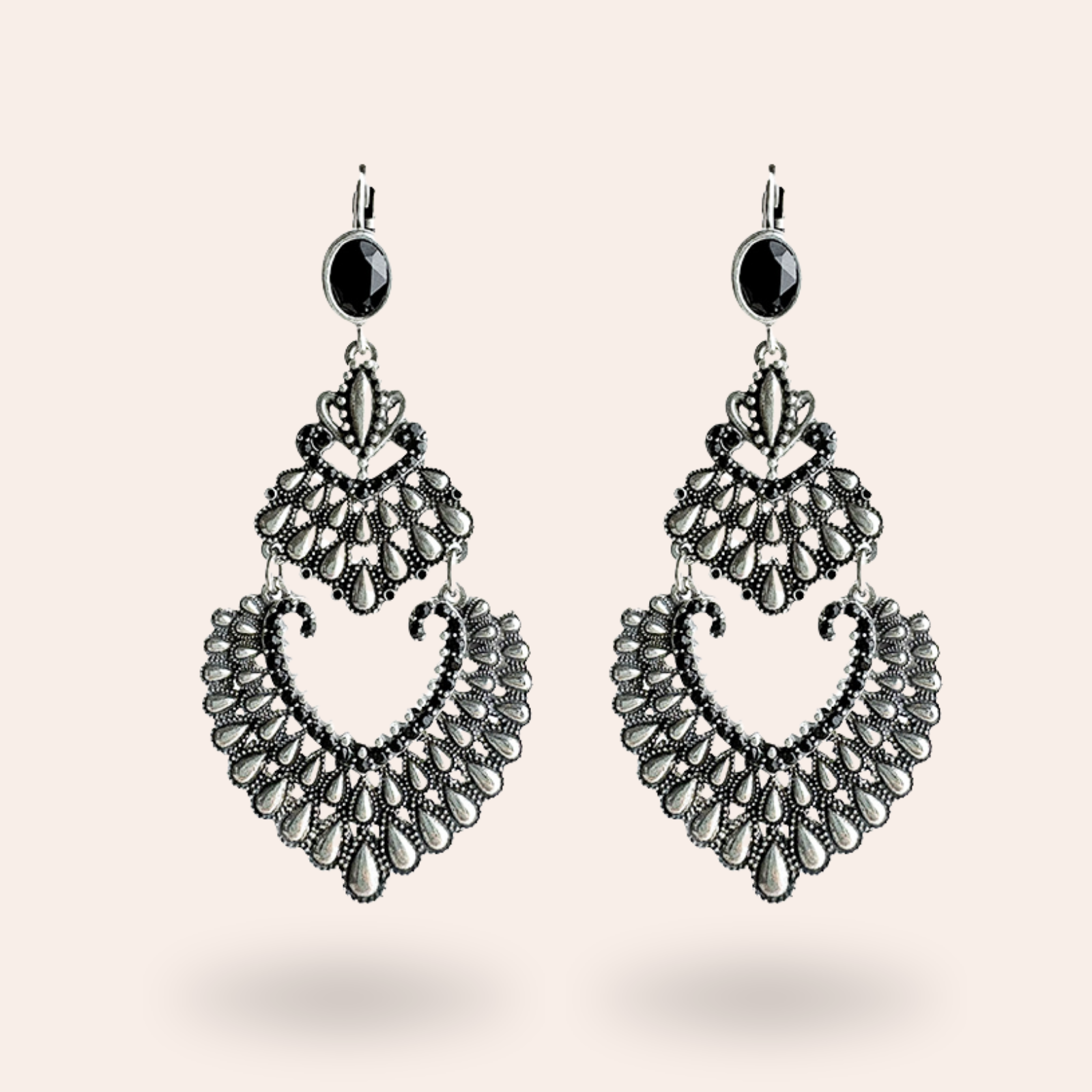 Boucles d'oreilles Chimérique Argentées