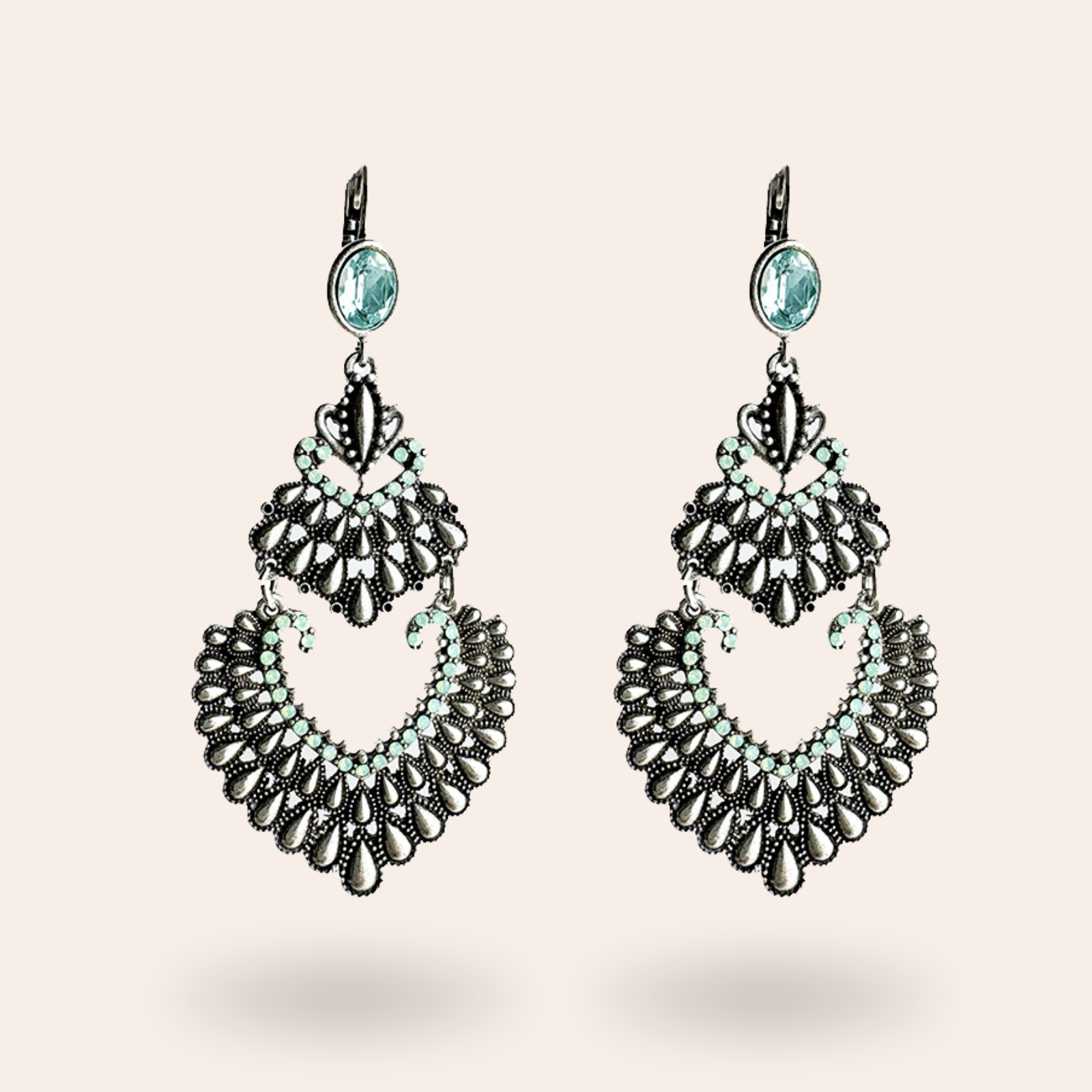 Boucles d'oreilles Chimérique Argentées