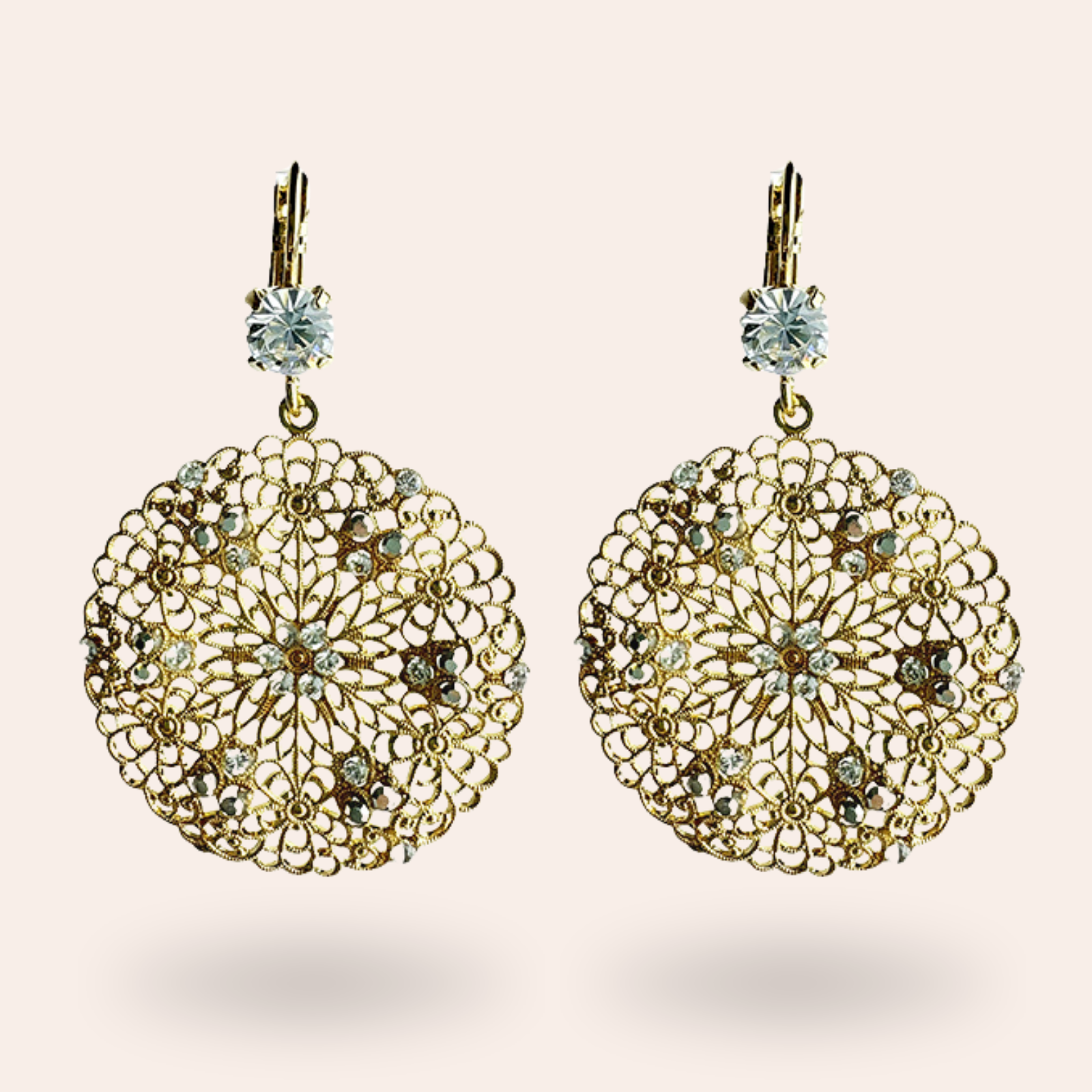 Boucles d'oreilles Rosalia Dorées