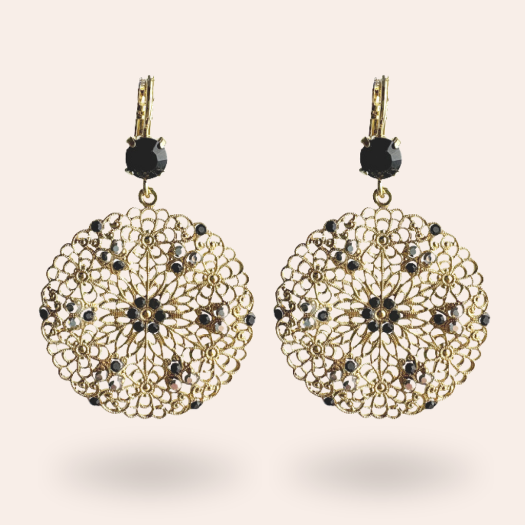Boucles d'oreilles Rosalia Dorées