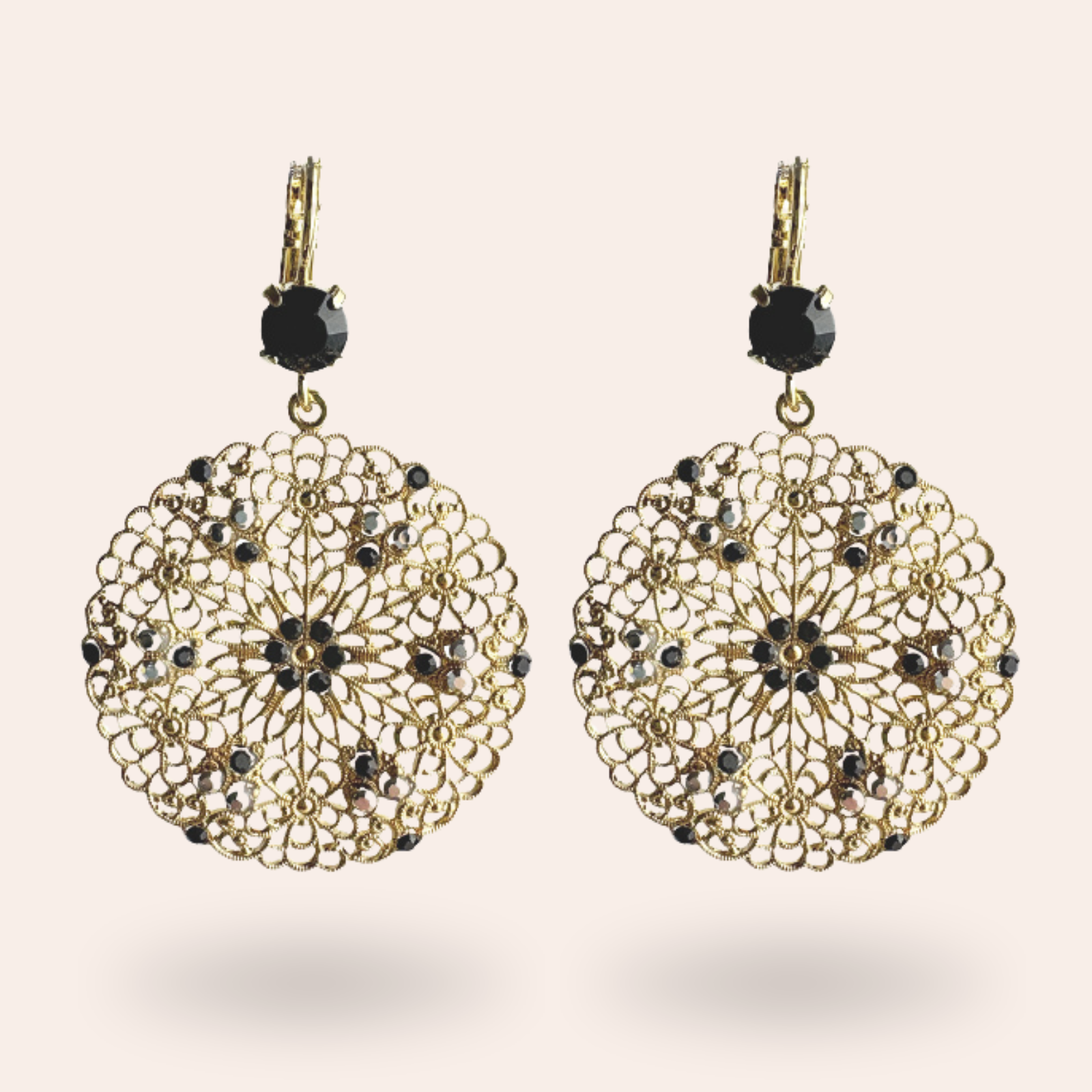 Boucles d'oreilles Rosalia Dorées