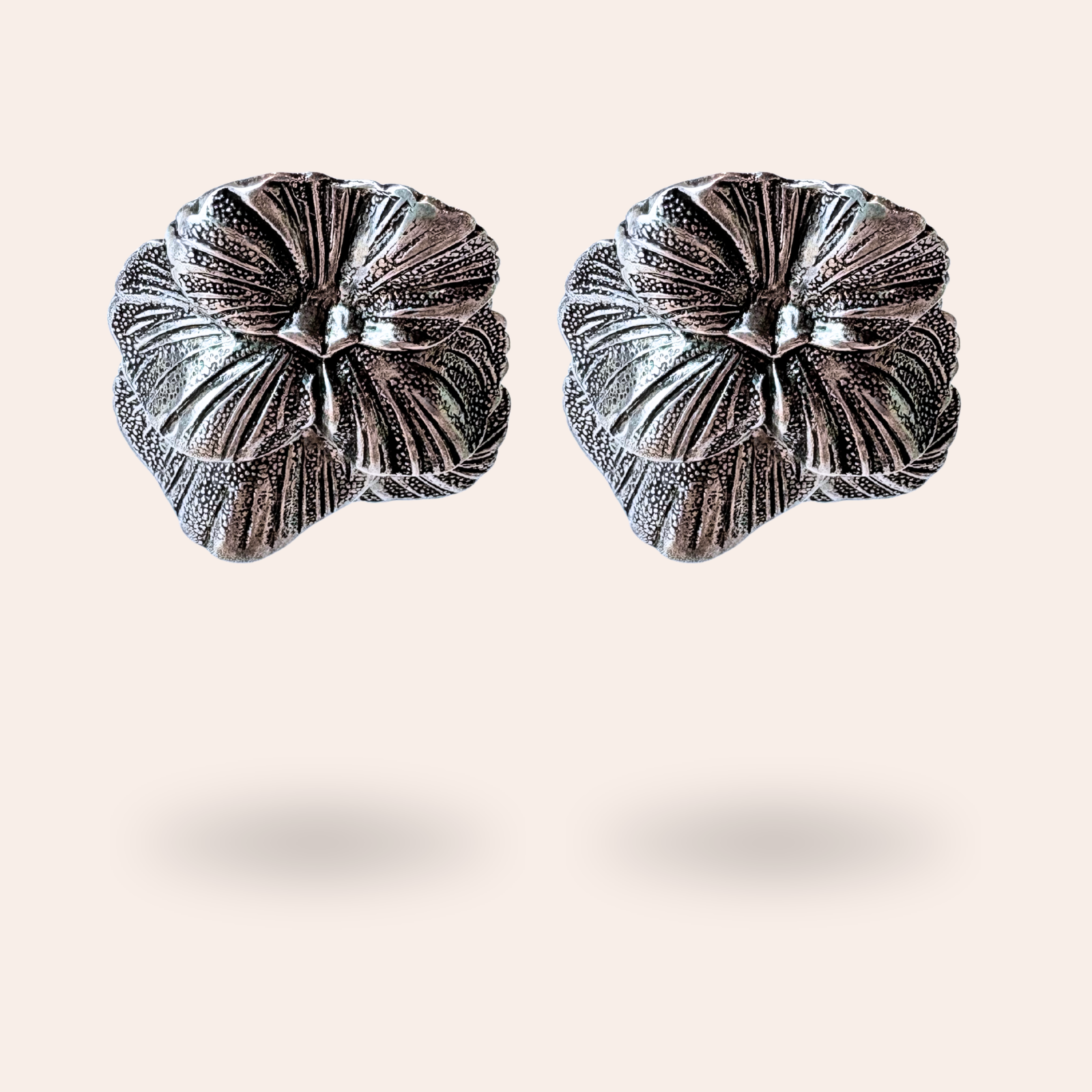 Boucles d'oreilles Crocus Argentées