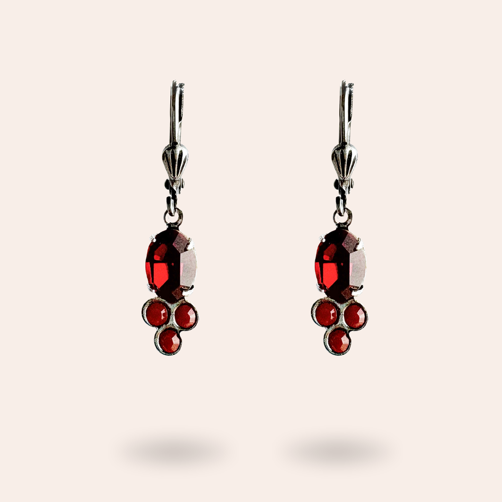 Boucles d'oreilles Comtessa Argentées