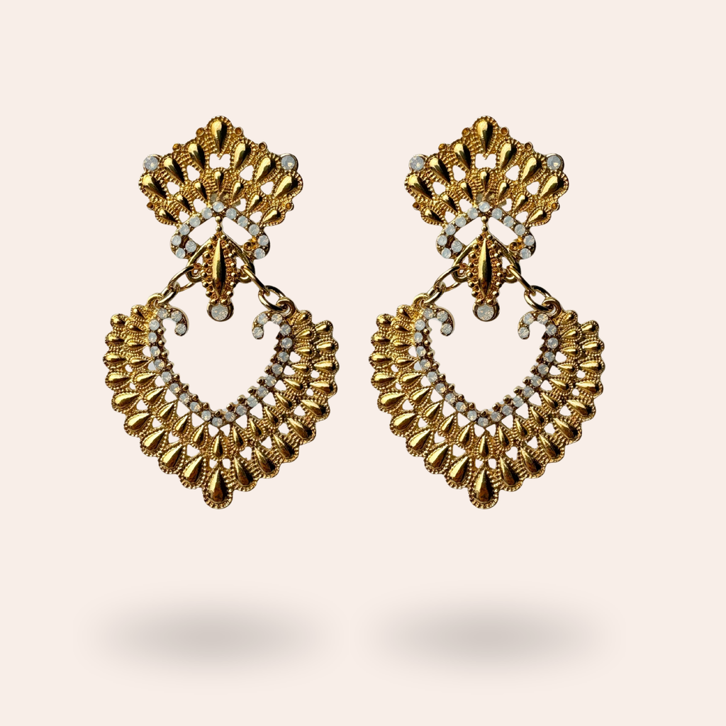 Boucles d'oreilles Chimères Dorées
