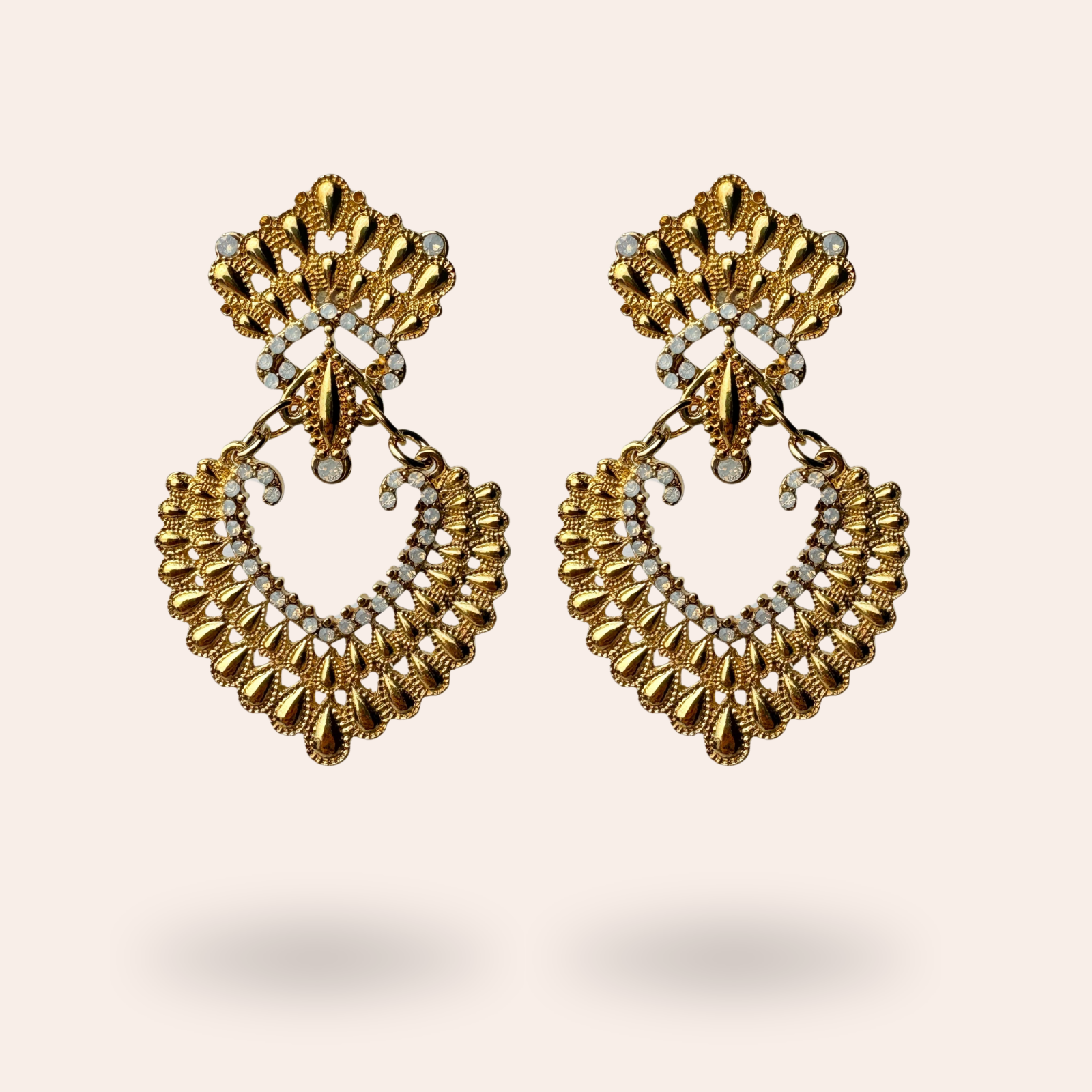 Boucles d'oreilles Chimères Dorées