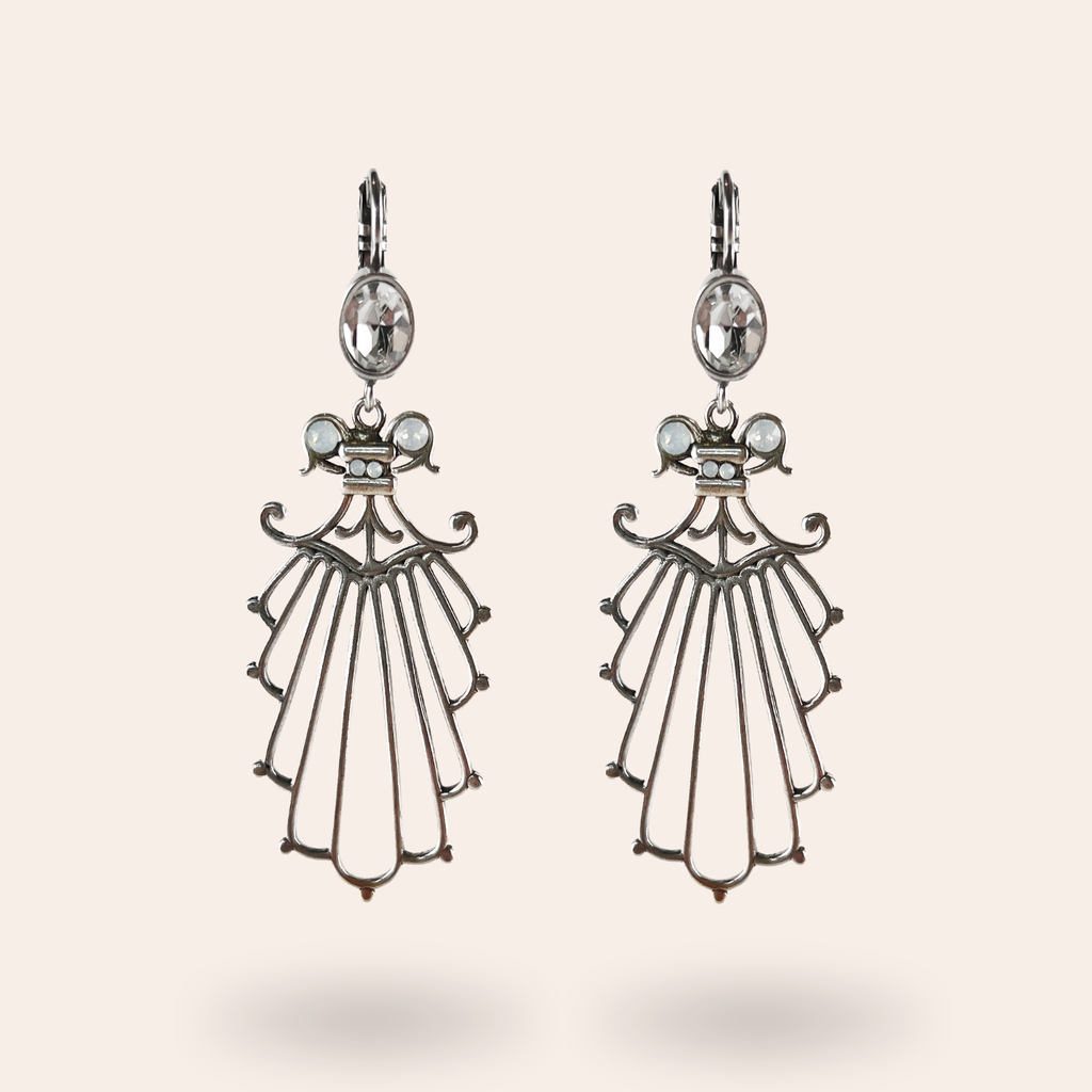 Boucles d'oreilles Tania Argentées