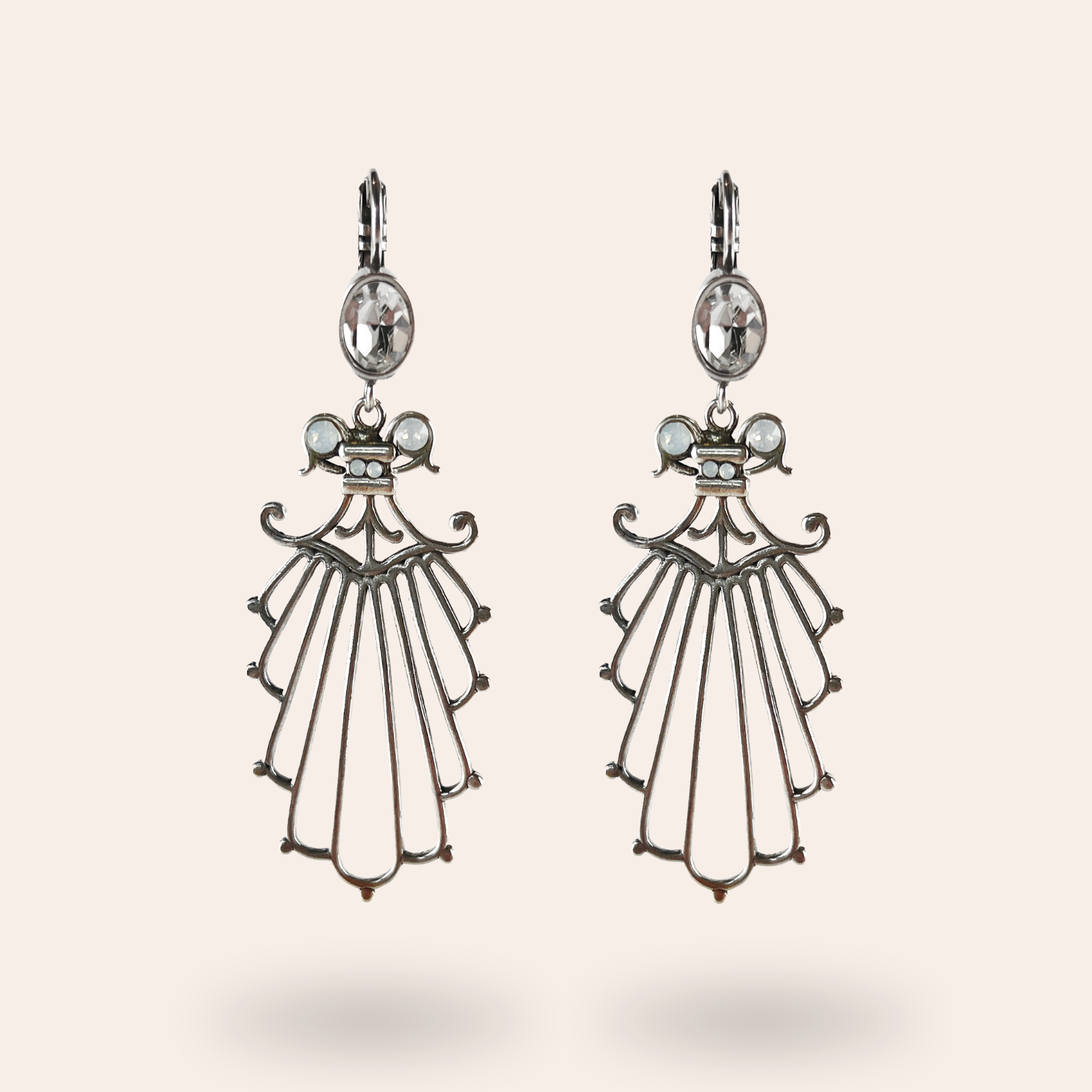 Boucles d'oreilles Tania Argentées