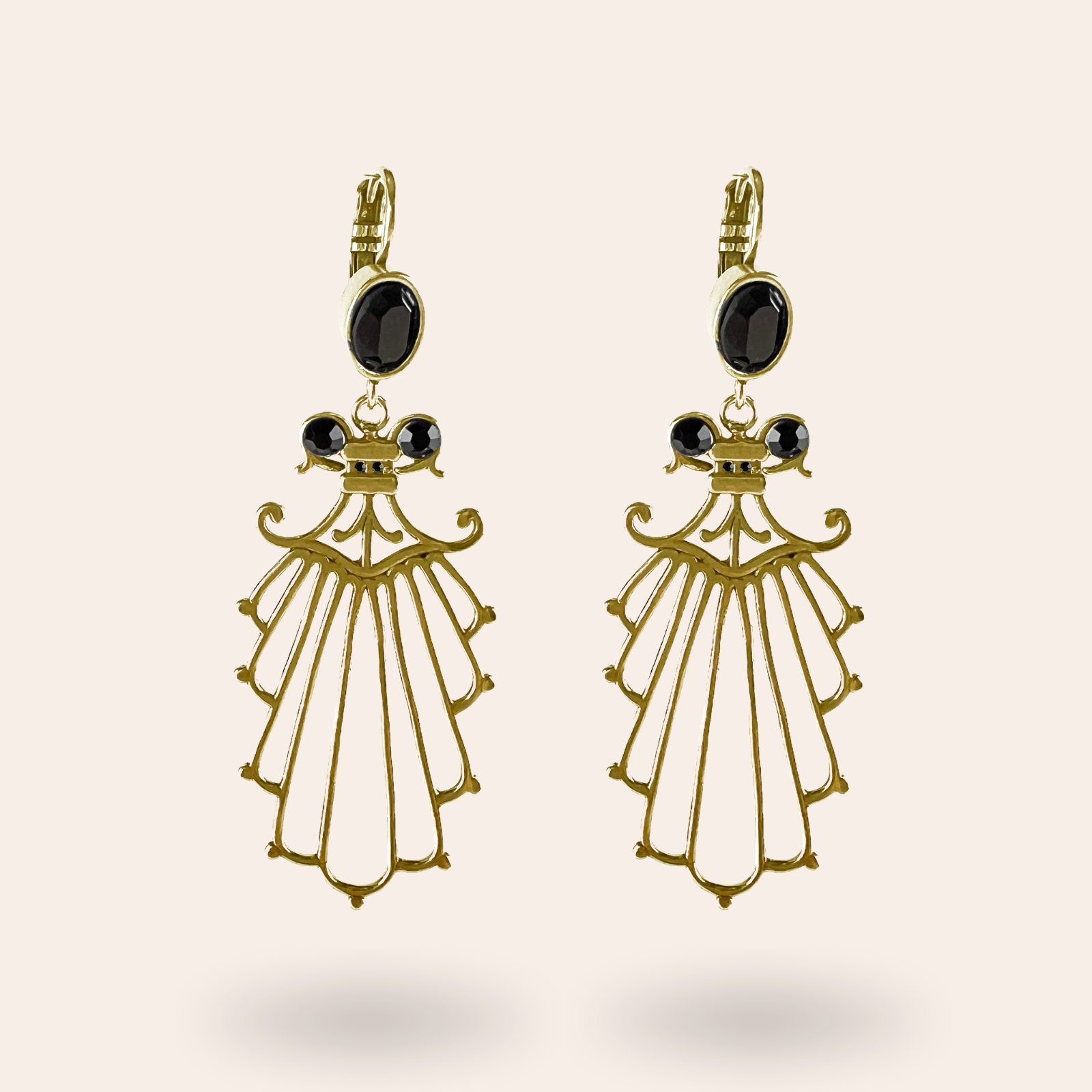 Boucles d'oreilles Tania Dorées