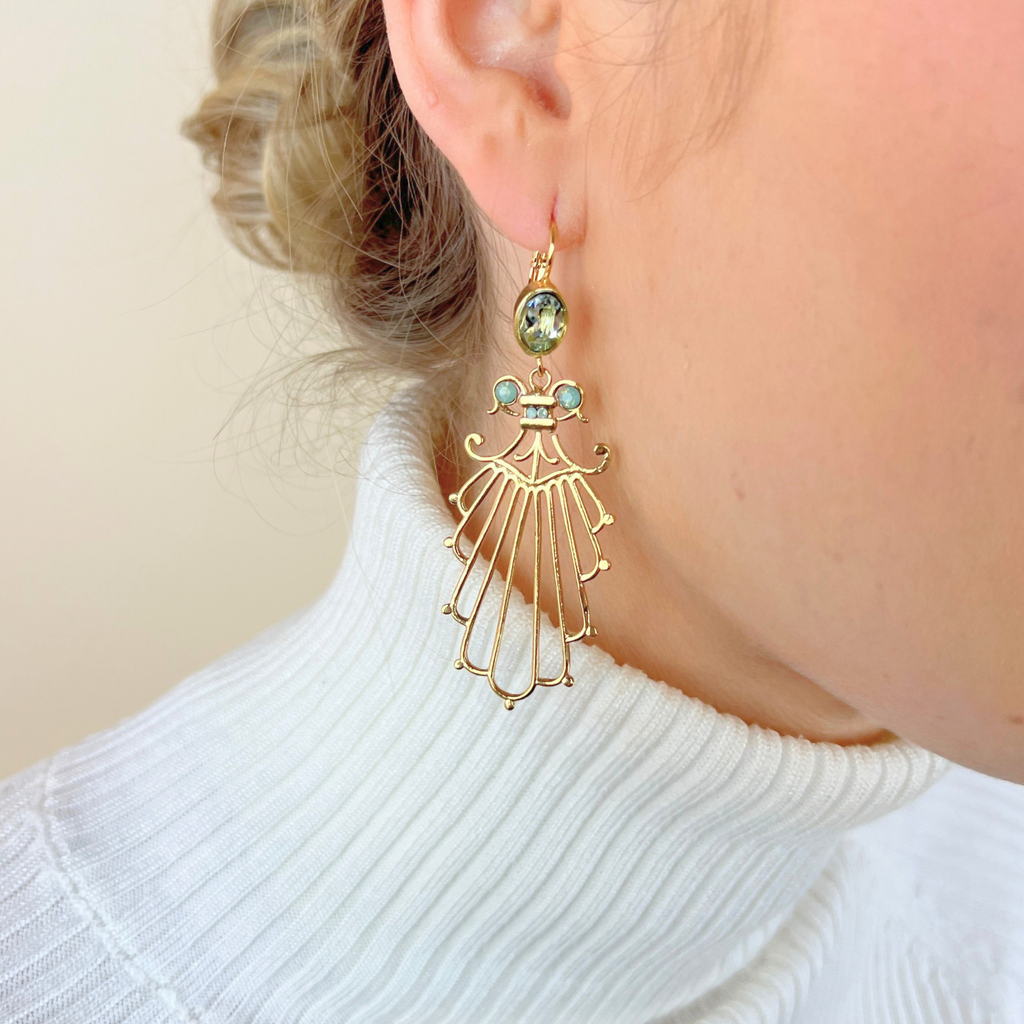 Boucles d'oreilles Tania Dorées