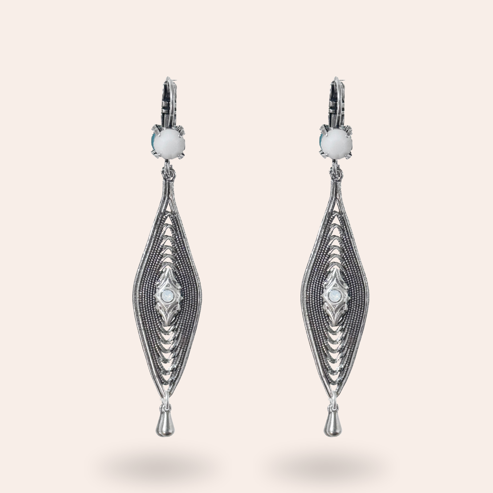 Boucles d'oreilles Juliane Argentées