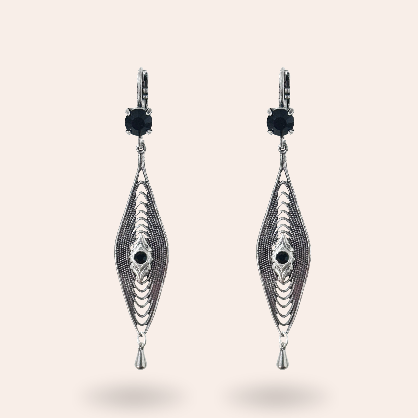 Boucles d'oreilles Juliane Argentées