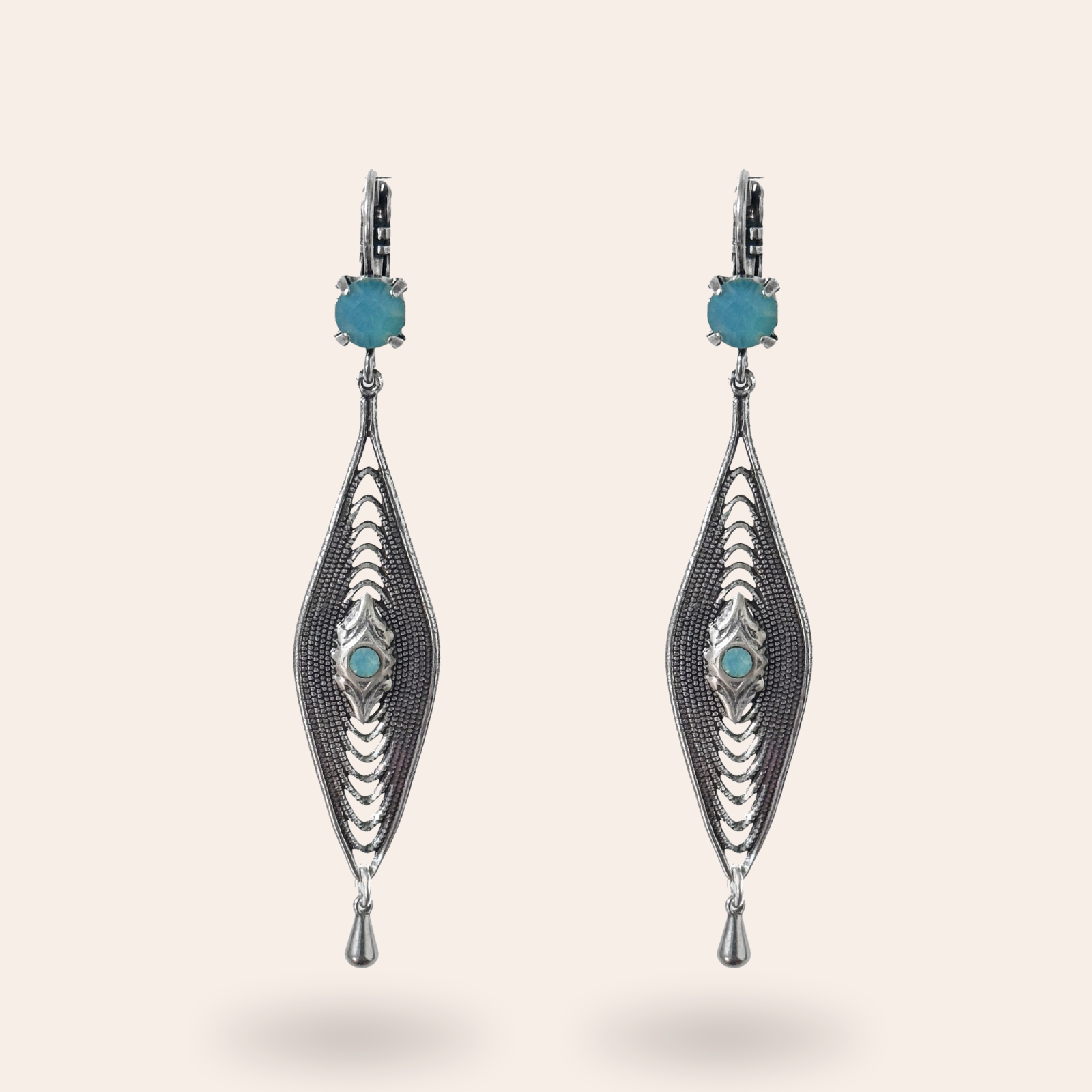 Boucles d'oreilles Juliane Argentées