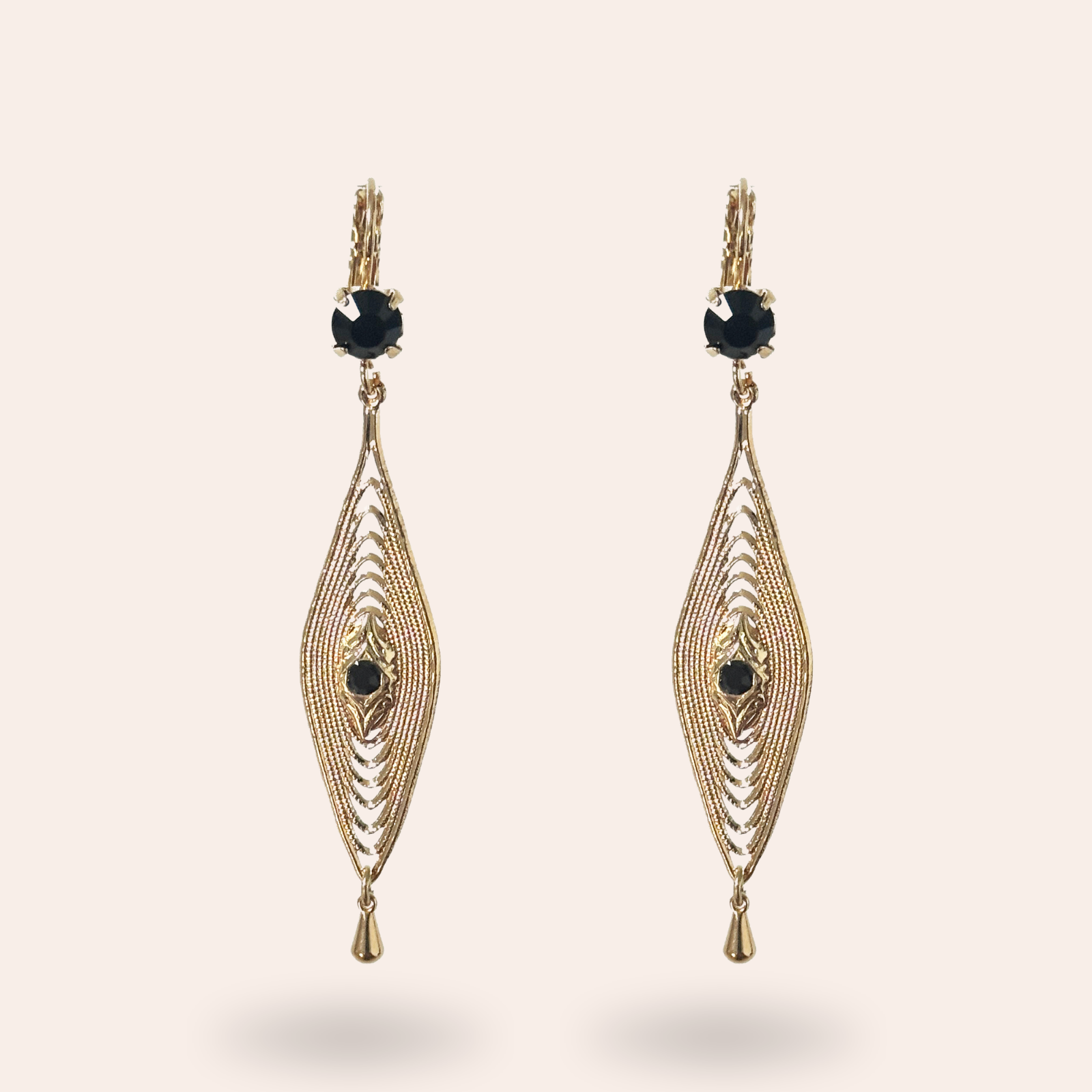 Boucles d'oreilles Juliane Dorées
