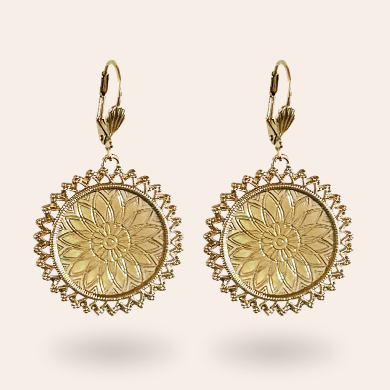 Boucles d'oreilles Stellaire Dorées