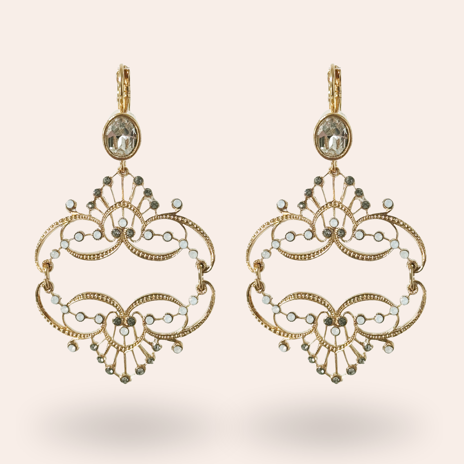 Boucles d'oreilles Antoinette Dorées