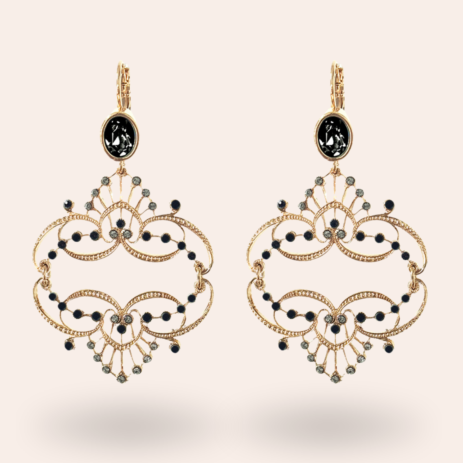 Boucles d'oreilles Antoinette Dorées