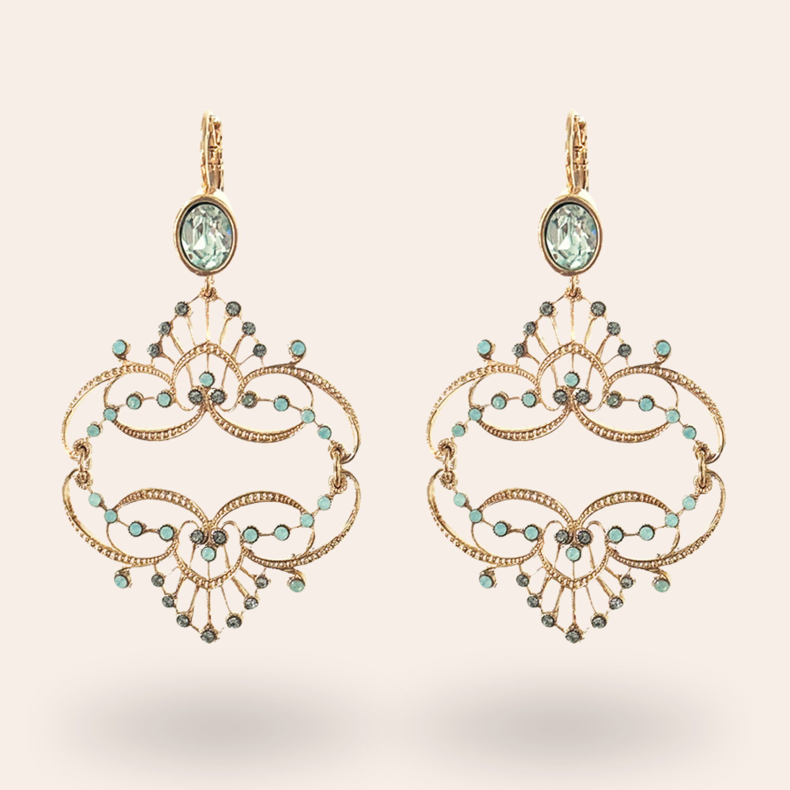 Boucles d'oreilles Antoinette Dorées