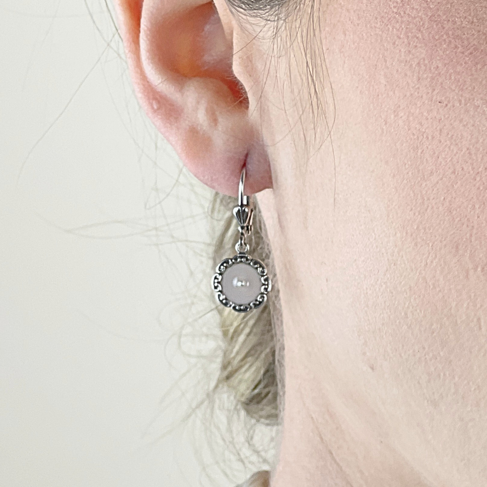 Boucles d'oreilles Première fois pendantes