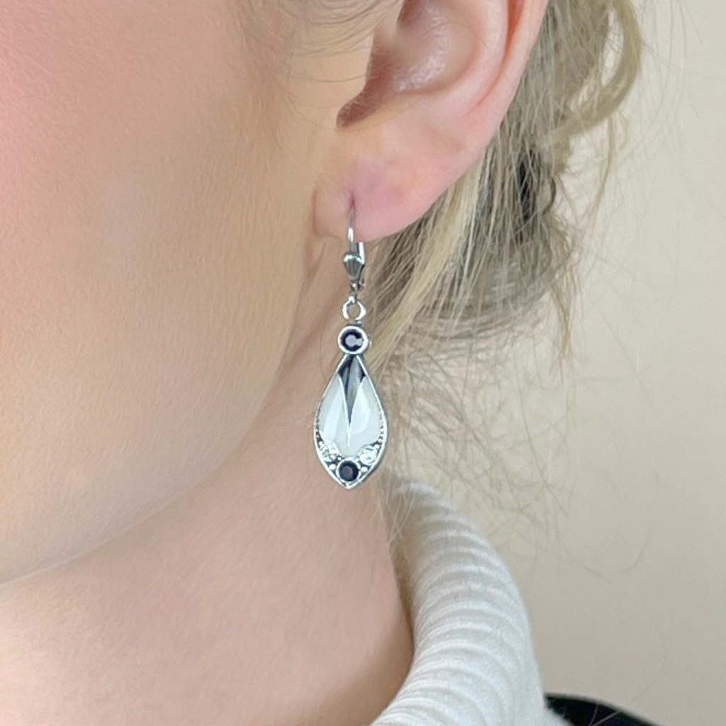 Boucles d'oreilles La pie