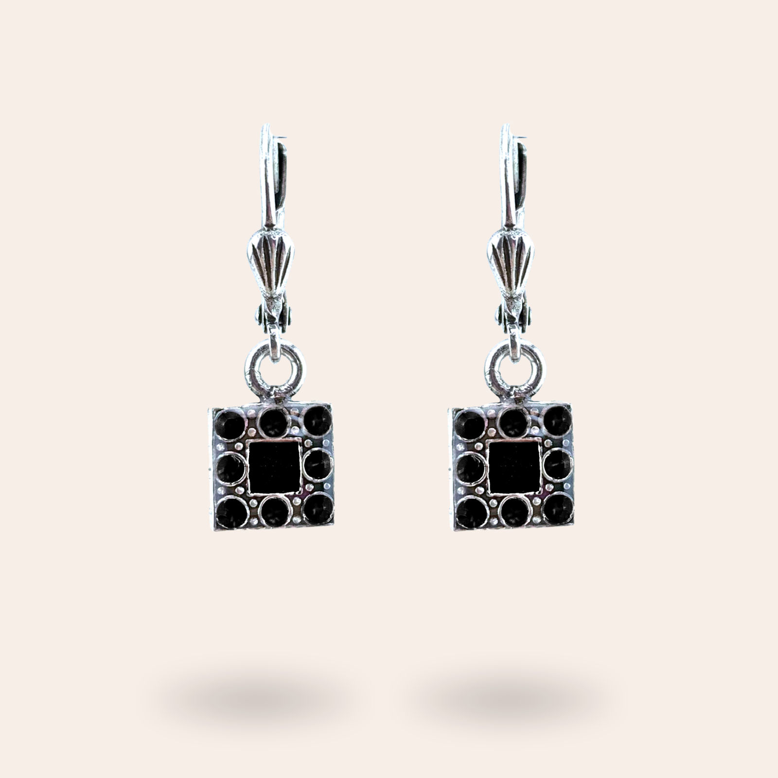 Boucles d'oreilles Carré chic