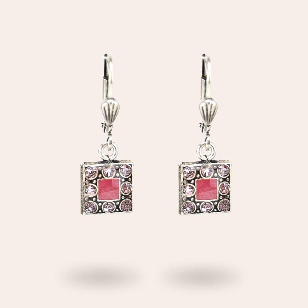 Boucles d'oreilles Carré chic