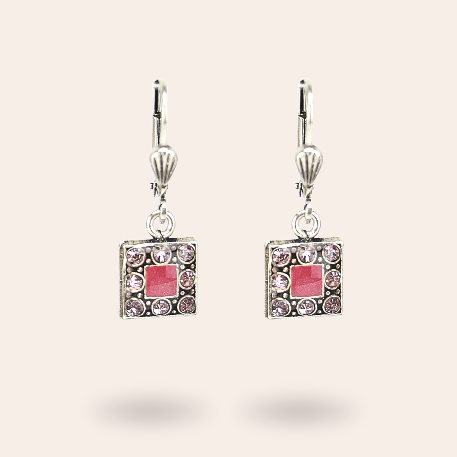 Boucles d'oreilles Carré chic