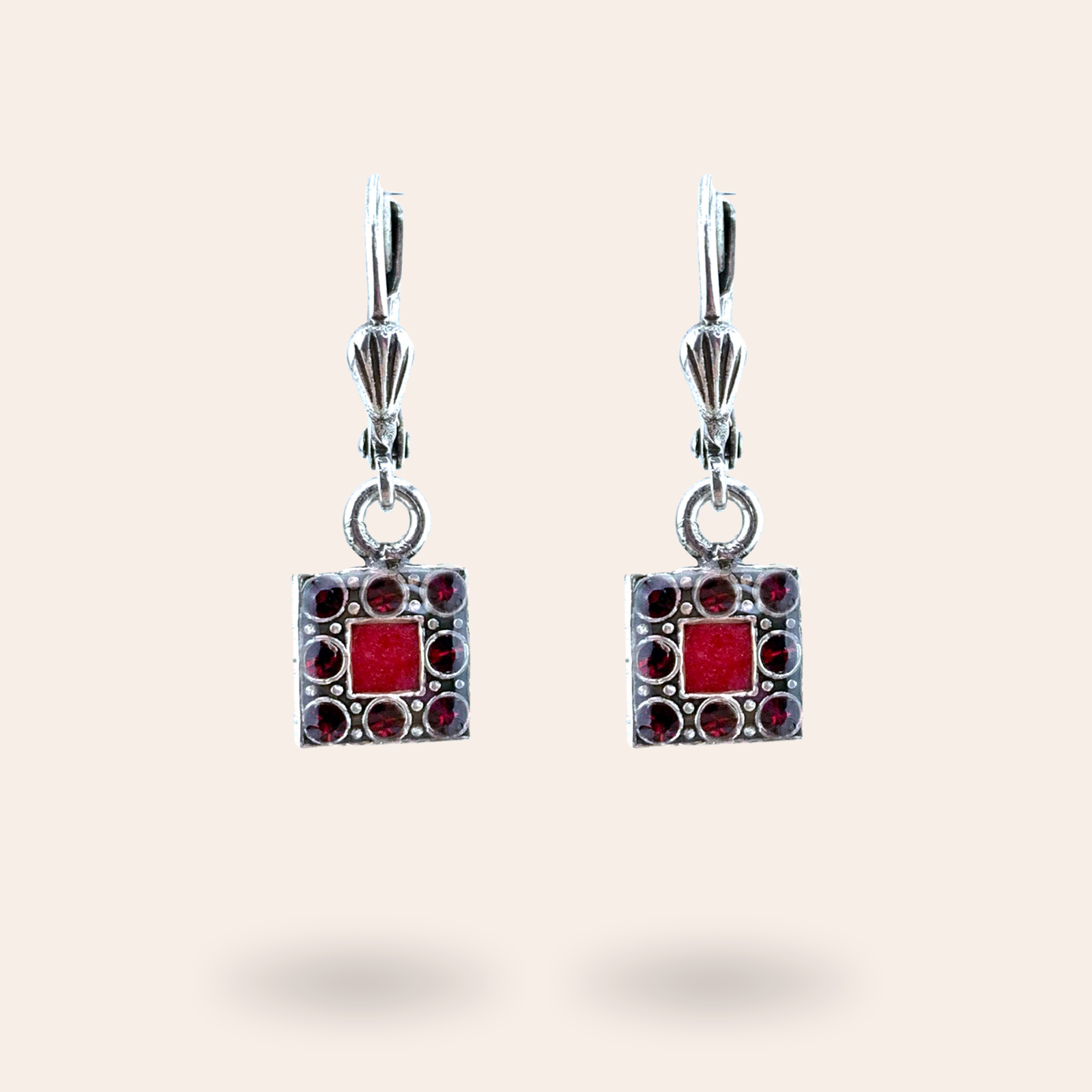 Boucles d'oreilles Carré chic